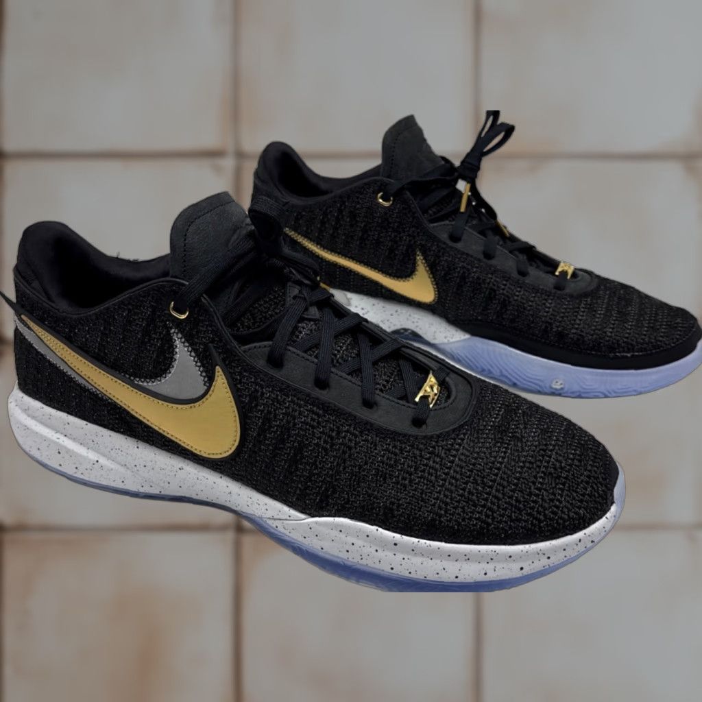 Nike Nike Lebron XX DJ5423-003 Sneaker Mens Size 18 Black Low Top Basketball Shoes Size US XXL / EU 58 / 5 - 1 Thumbnail