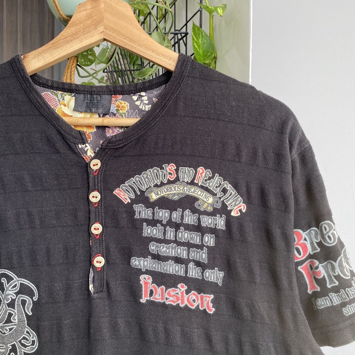 Bullet Noise Vintage Faded Y2K Bullet Noise ERD GRUNGE THRASHED OG TEE Size US L / EU 52-54 / 3 - 5 Thumbnail