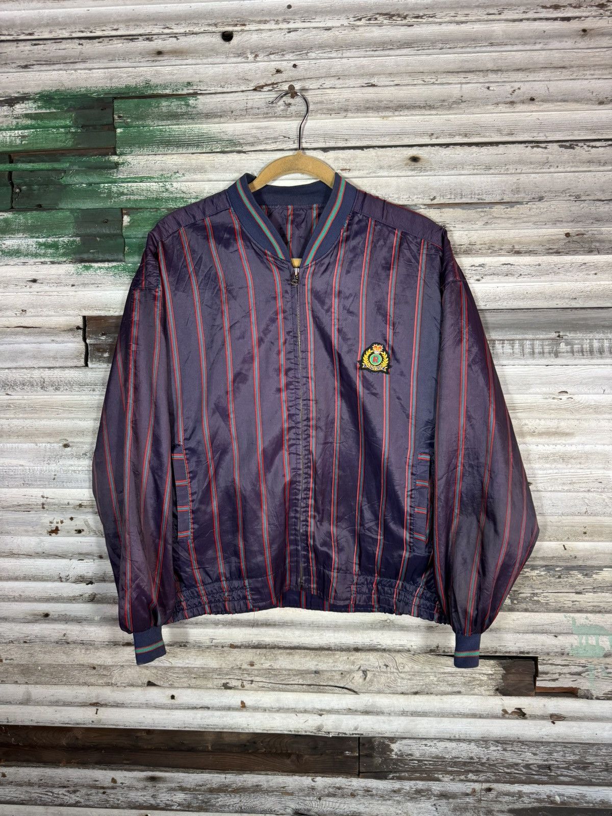 Vintage Striped Vintage Lightweight Jacket Size US L / EU 52-54 / 3 - 1 Thumbnail