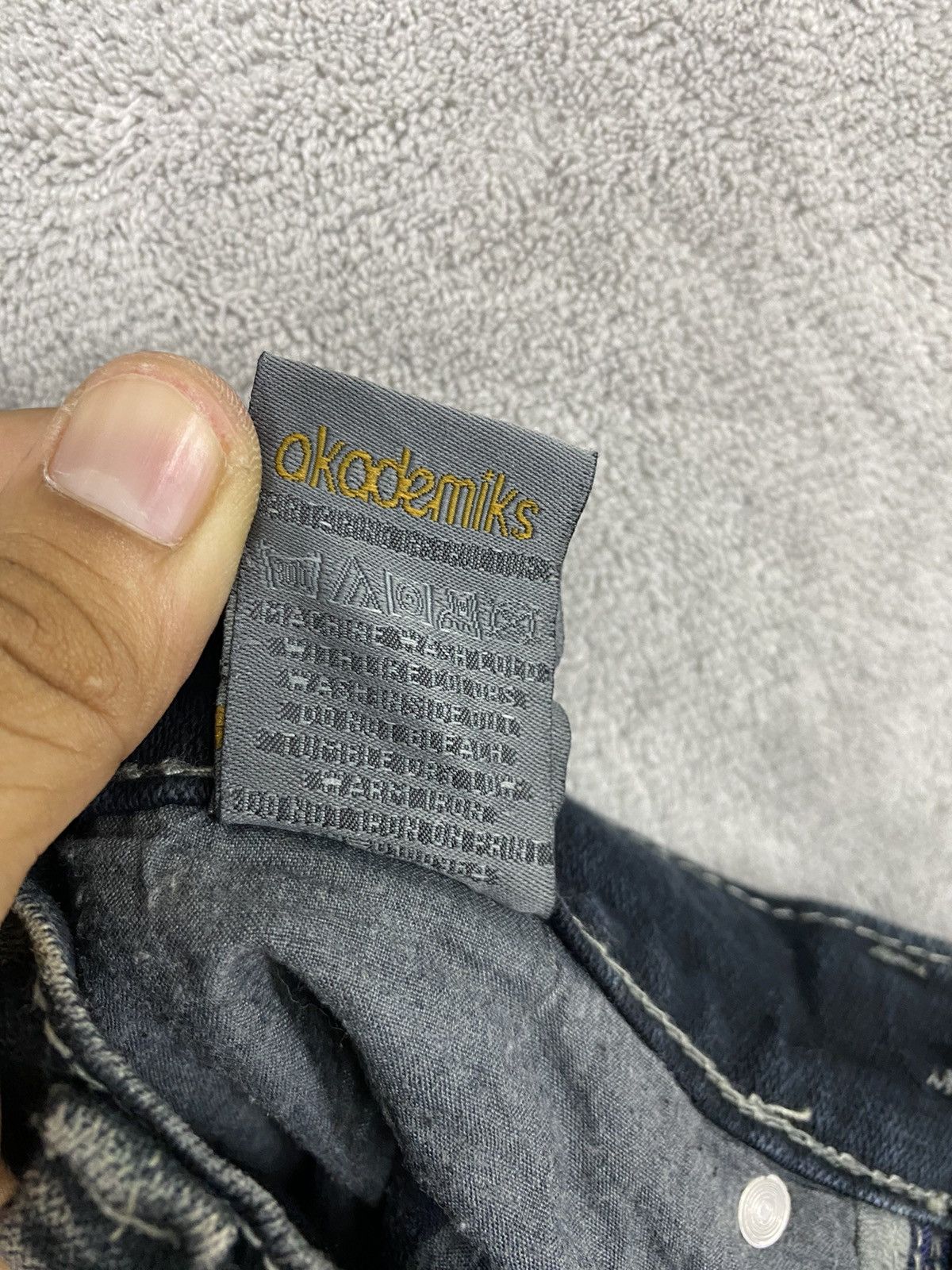 Akademiks Vintage Y2K Akedemiks Crazy Embroidered Baggy Jeans Size US 32 / EU 48 - 13 Thumbnail
