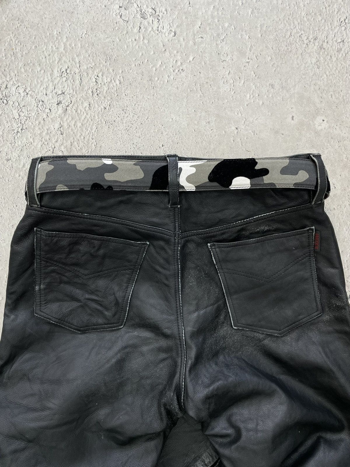 Billionaire Couture Rare leather camo Billionaire couture leather belt Size ONE SIZE - 4 Thumbnail