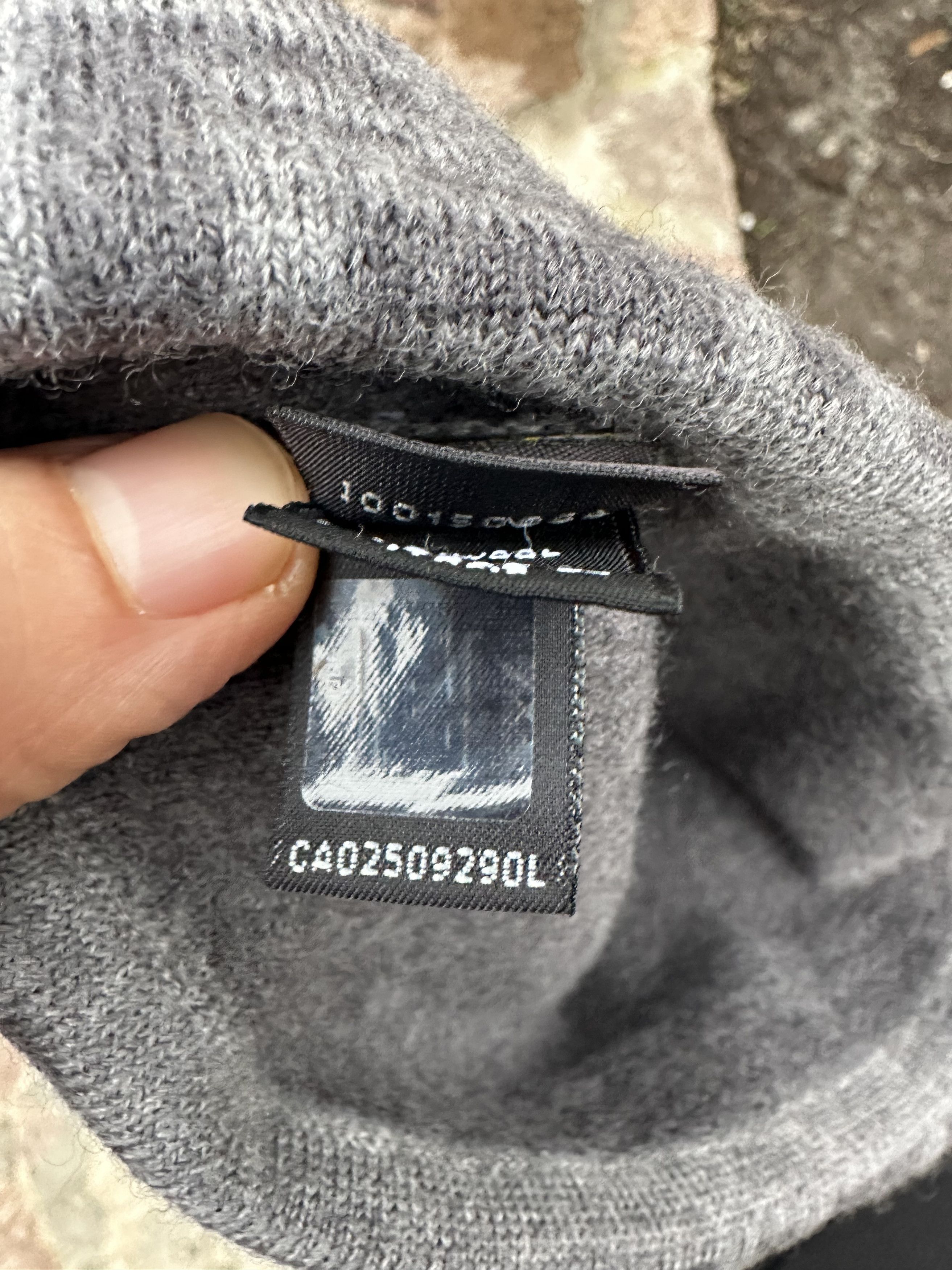 Fendi FENDI Hat Wool Beanie Monogram Zucca FF Logo Grey Size ONE SIZE - 4 Thumbnail