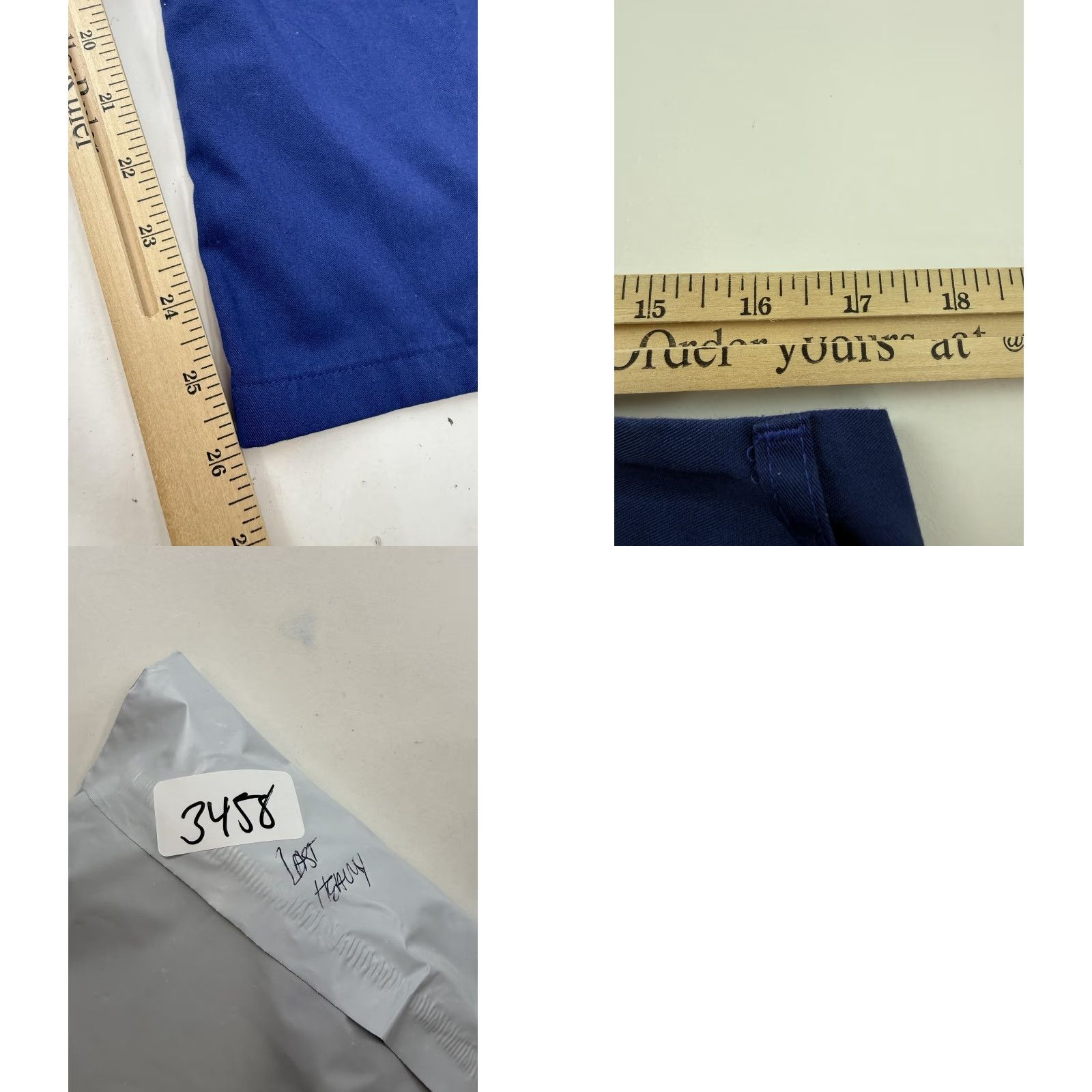 Vintage VINTAGE Last Heavy Pants Mens 36x25 Blue Chino Straight Leg Twill Made In USA Casual Size US 36 / EU 52 - 8 Thumbnail