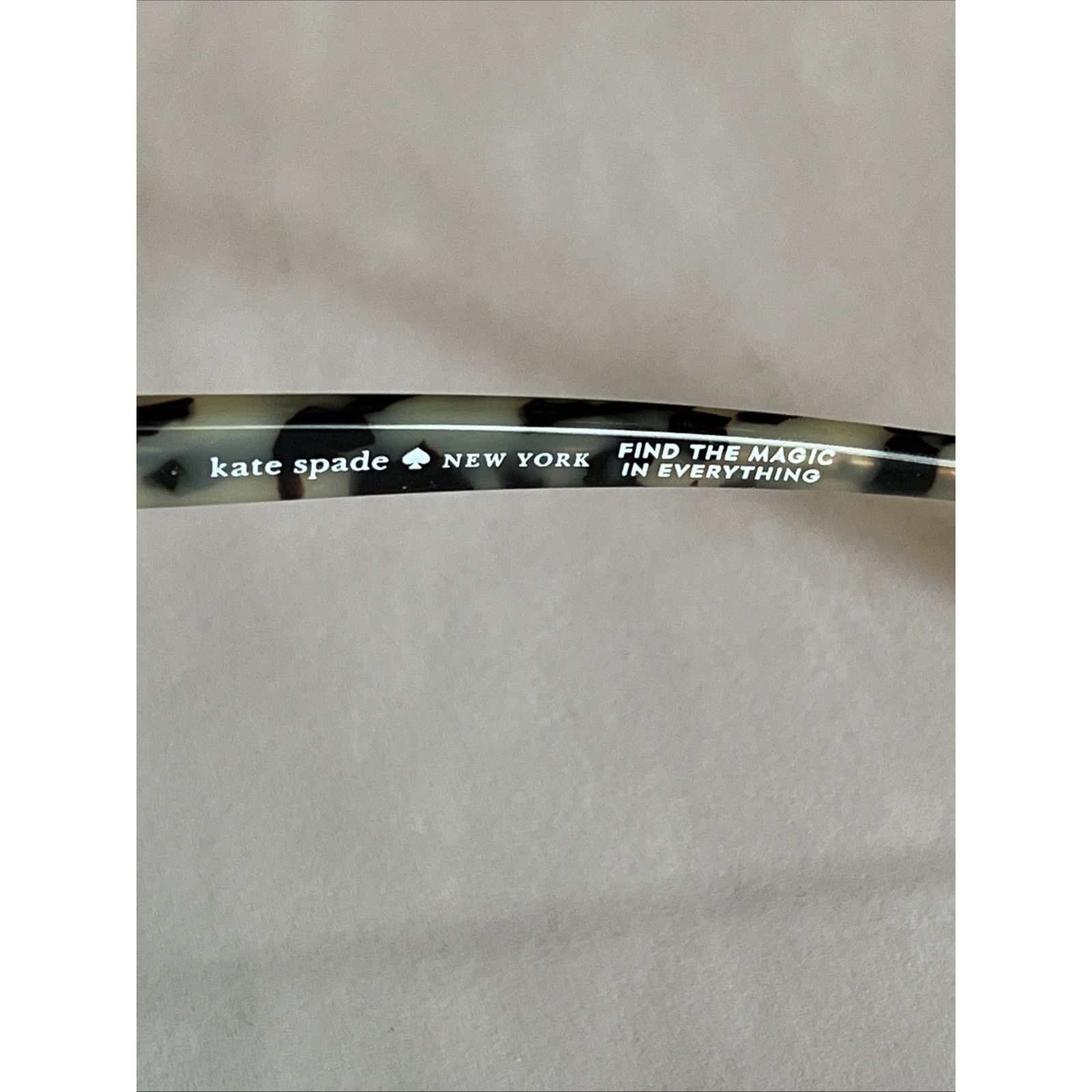 Kate Spade Kate Spade Eyeglass Frame MYRNA 807 53-15-140 Black Tortoise Size ONE SIZE - 4 Thumbnail