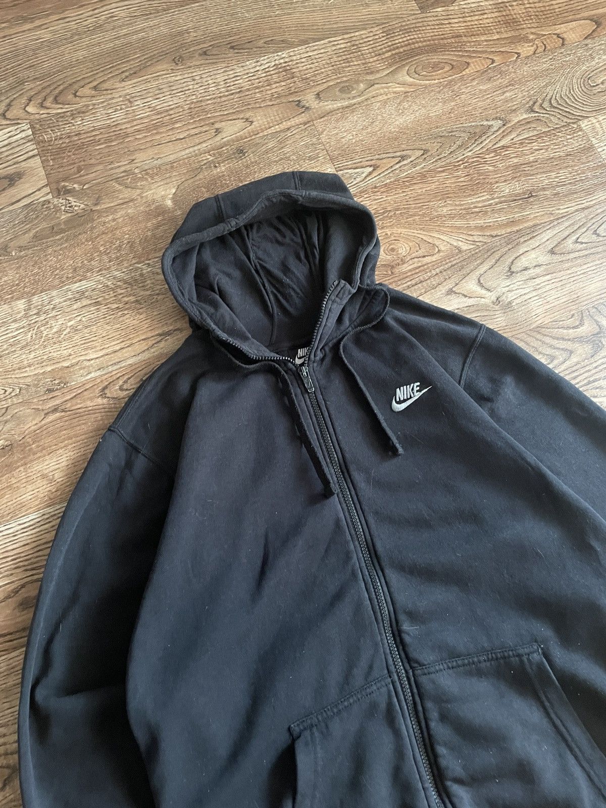 Other Vintage Nike Zip Hoodie Y2K Basic Fit 90s USA Style Size US L / EU 52-54 / 3 - 3 Thumbnail