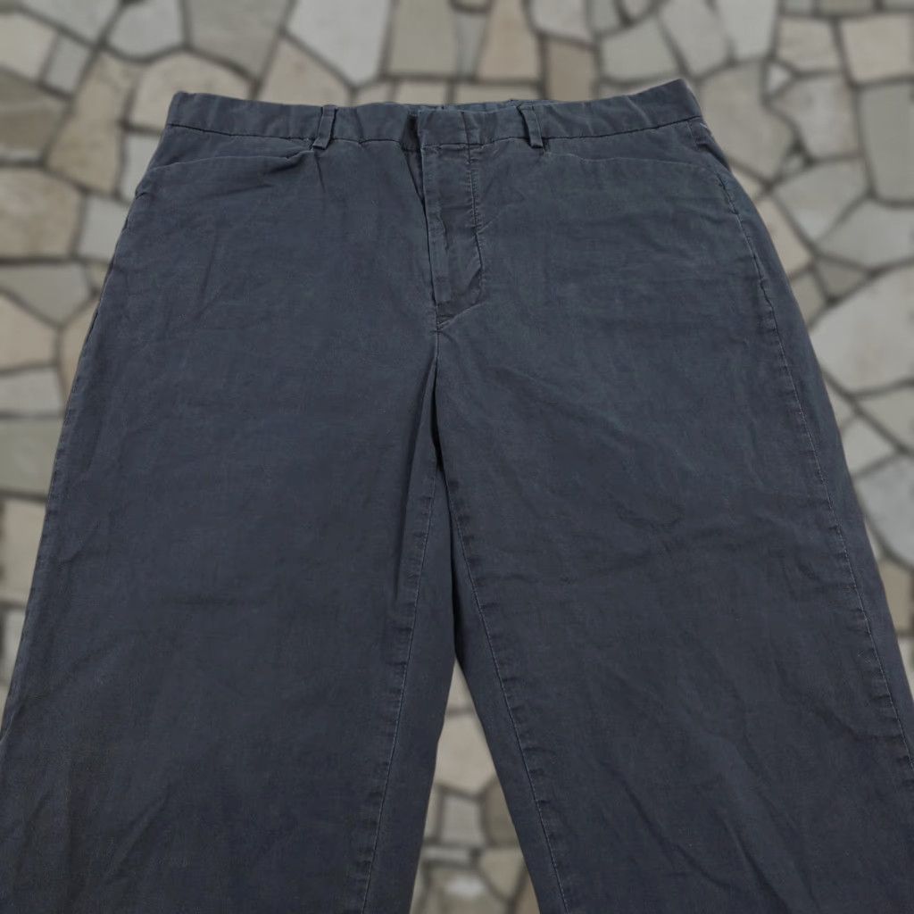 Polo Ralph Lauren VINTAGE Polo Ralph Lauren Pants Mens 34x30 Chino Blue 90s Hook Eye Trousers Flat Front Pockets 29in Inseam Regular 34x30 Men Blue Chino Pants Size US S / EU 44-46 / 1 - 1 Thumbnail
