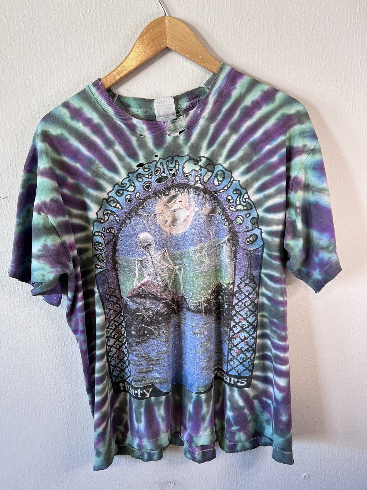 image of Band Tees x Grateful Dead Vintage 90's Grateful Dead Tee in Tye Dye, Men's (Size XL)