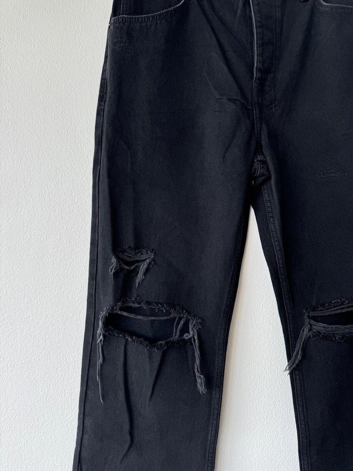 Ksubi new Ksubi mens denim jean anti k 32 straight fit black Size US 32 / EU 48 - 4 Thumbnail