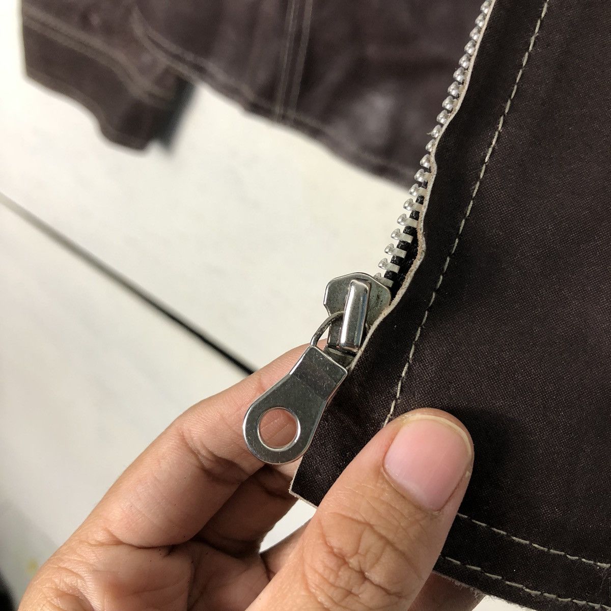 📌Vintage Biker Leather Jacket Comme Ca Ism Bondage Design