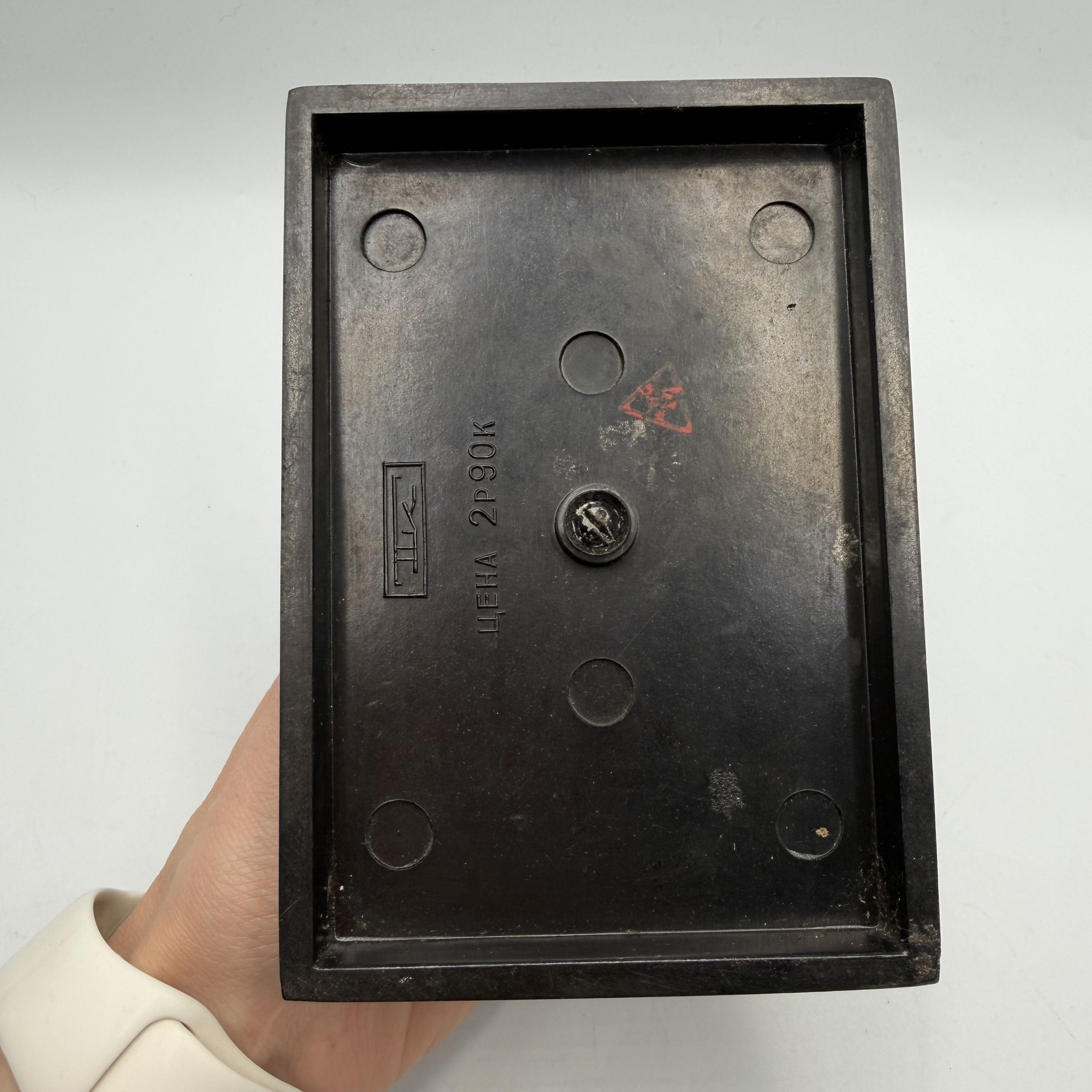 Vintage Vintage Bakelite Desk Thermometer Black Office Decor Size ONE SIZE - 7 Thumbnail