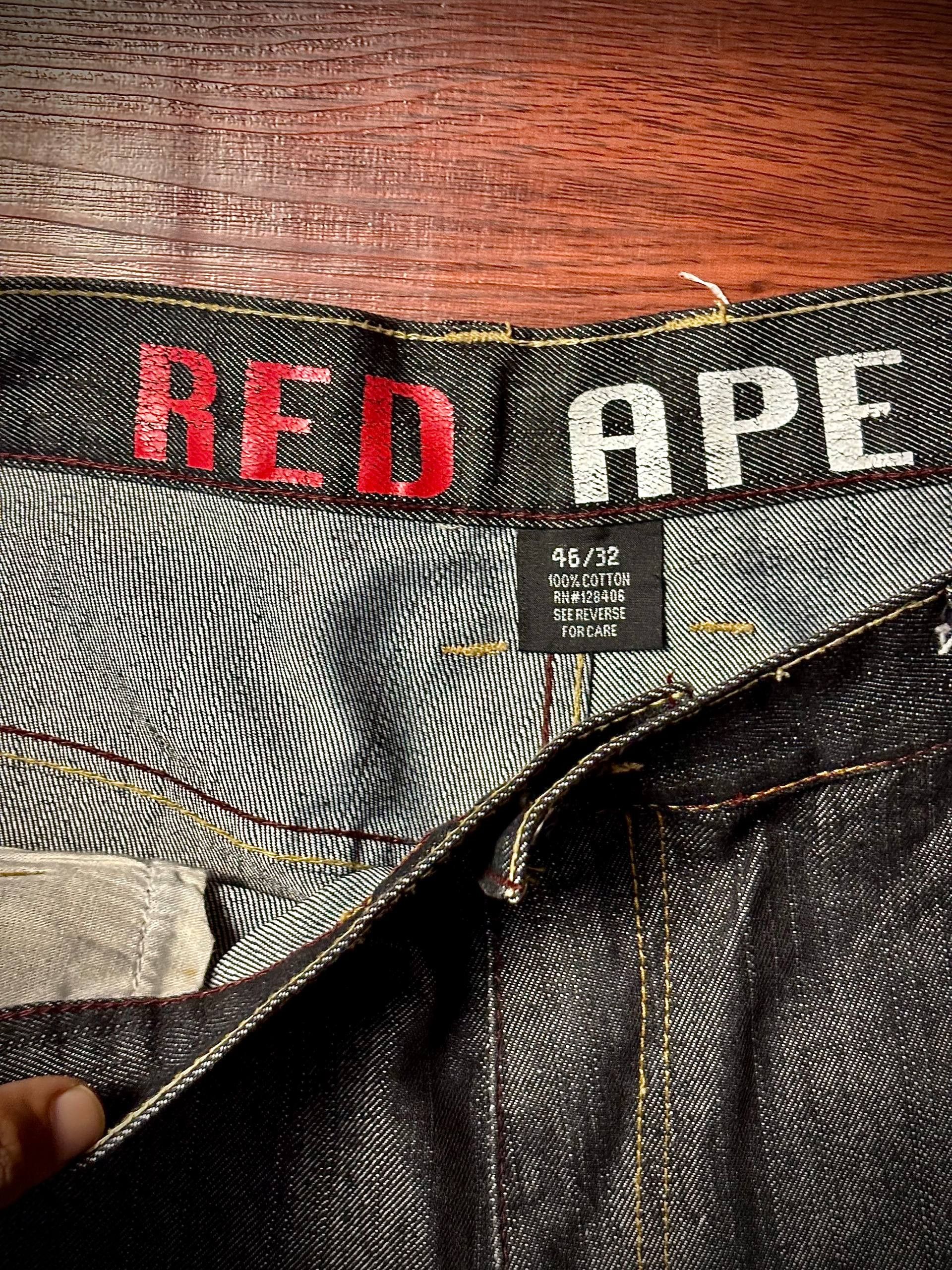 JNCO Vintage Monogram Nova Red Ape Limited Edition Denim Pants Size US 44 / EU 60 - 6 Thumbnail