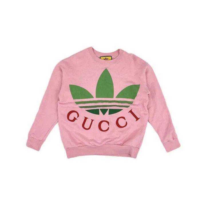Gucci Gucci x Adidas Pink Logo Sweatshirt-2507 Size XXS / US 00 / IT 34 - 8 Thumbnail