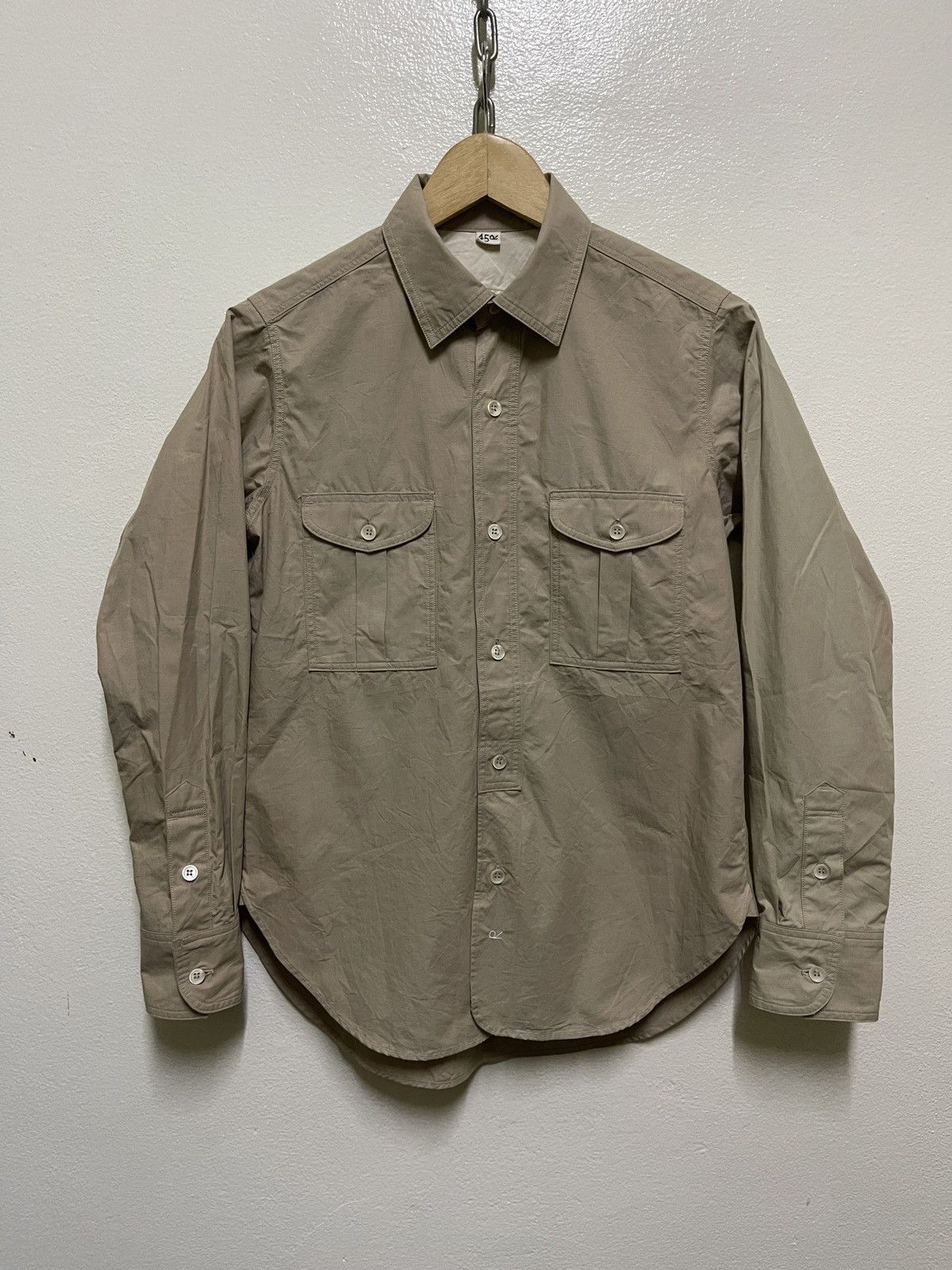 45rpm × Japanese Brand 45rpm Shirt Button Up Long Sleeve Size M / US 6-8 / IT 42-44 - 1 Thumbnail
