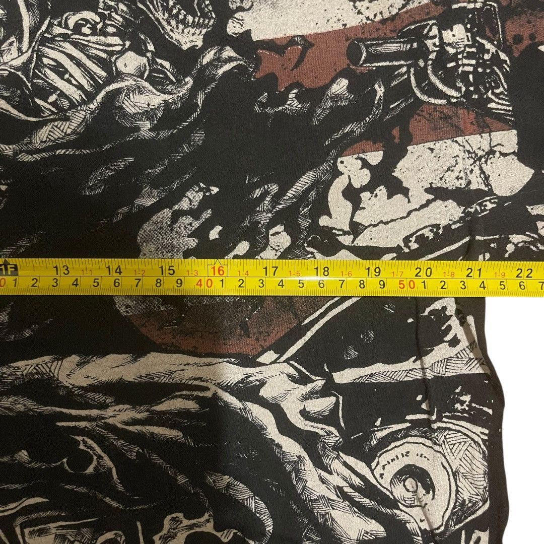 Vintage Vintage Black Y2K Miami Ink Skull Biker Men Tee Sz L Size US L / EU 52-54 / 3 - 3 Thumbnail