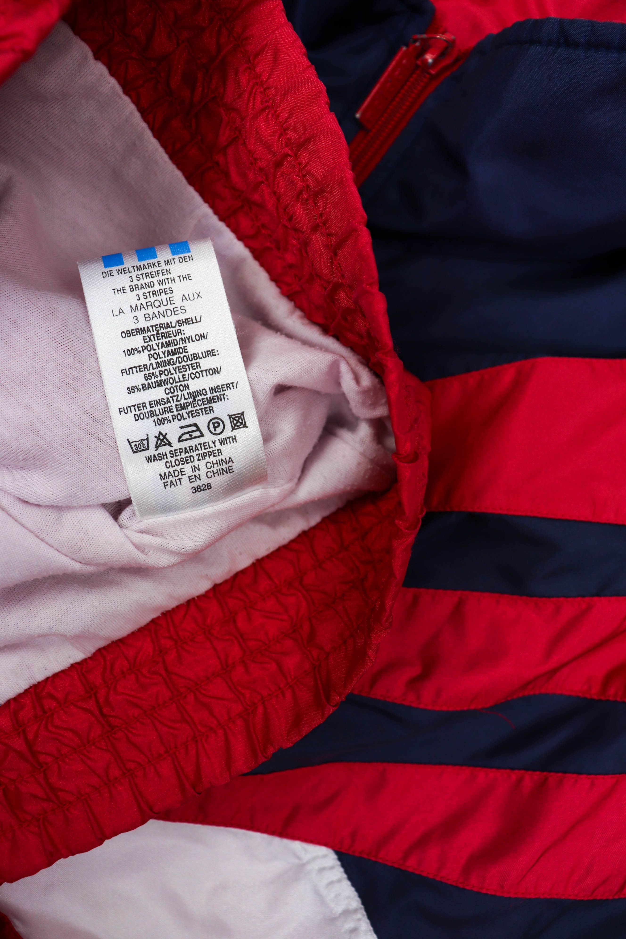 Adidas Adidas Vintage 3 Stripes Oversized Windbreaker Track Jacket Size US XL / EU 56 / 4 - 11 Thumbnail