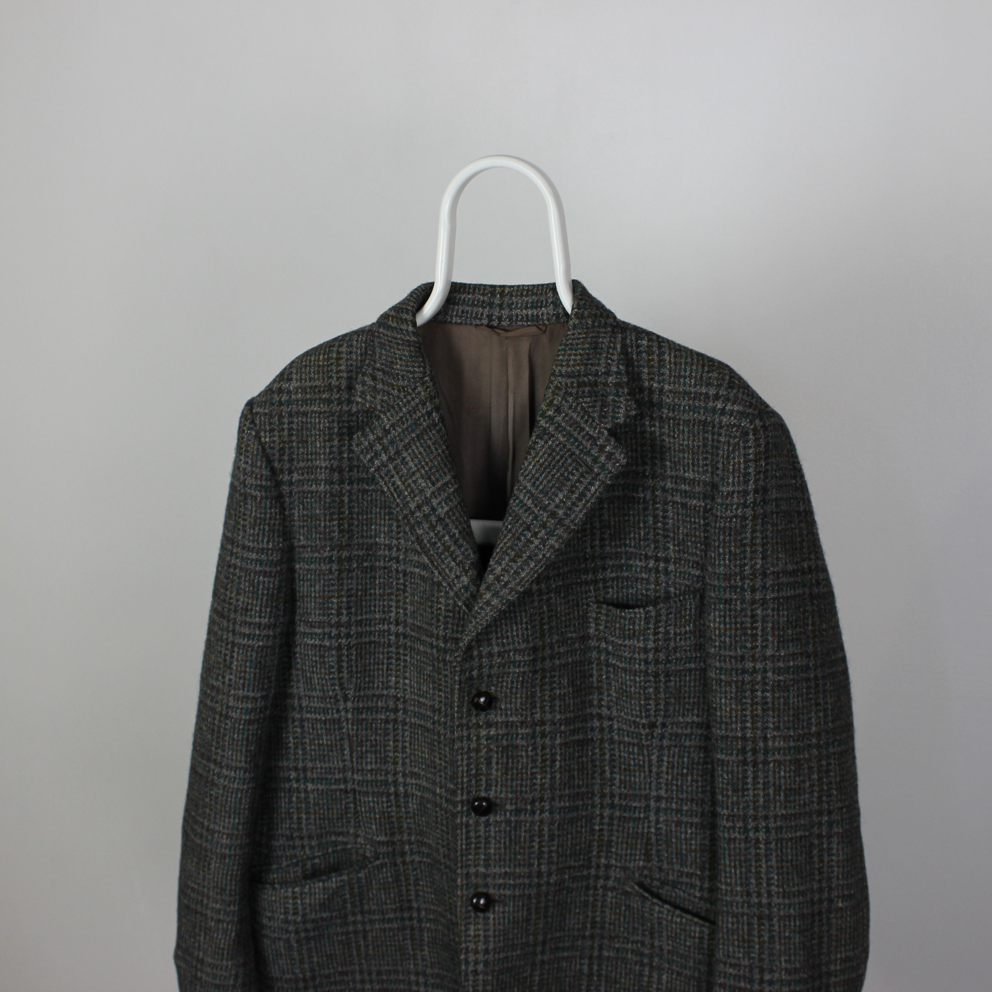 Harris Tweed Harris Tweed blazer wool Dunn & Co. M L Size 42R - 3 Thumbnail