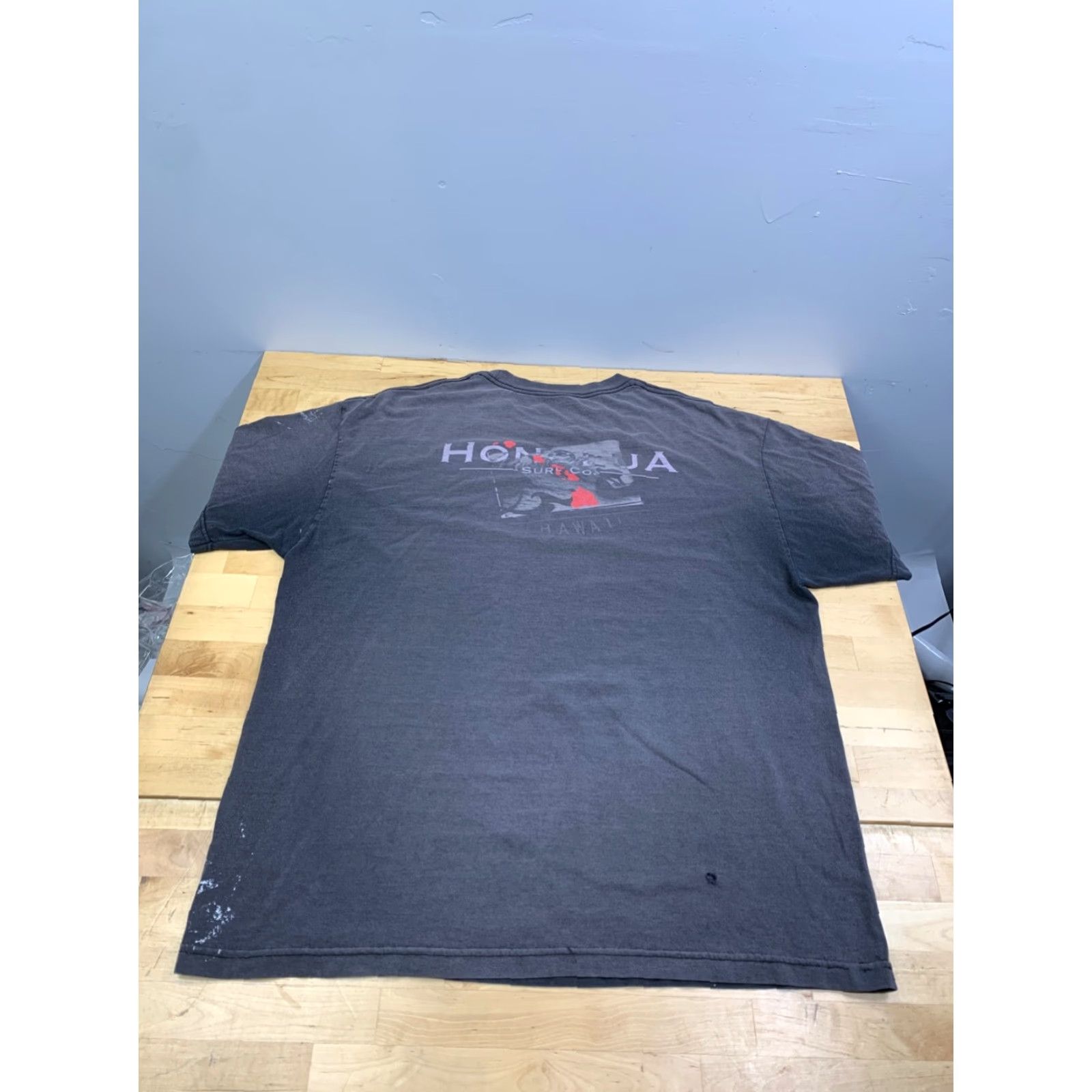 Vintage HONOLUA Hawaii Shirt Men XL Black Faded Distress Surf Logo T-Shirt Size US XL / EU 56 / 4 - 8 Thumbnail