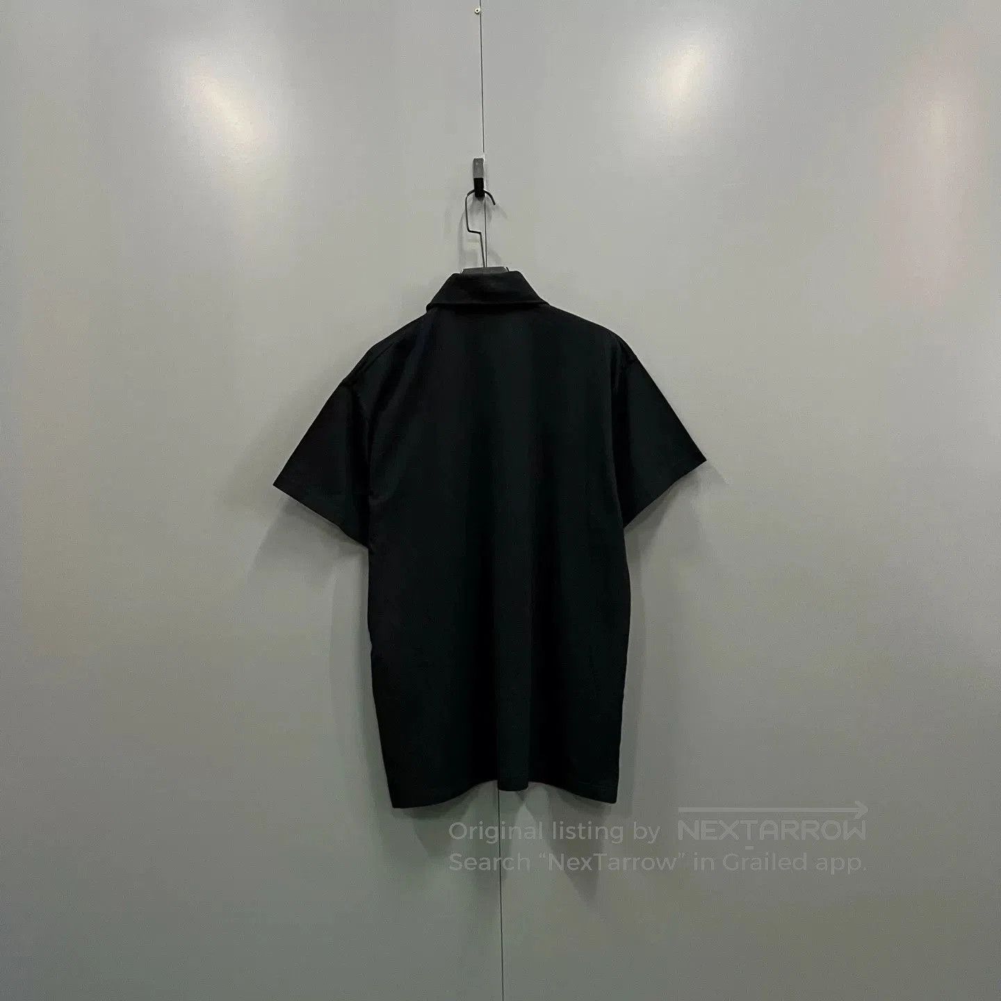 Balenciaga Balenciaga Black Embroidered Polo Shirt. Size US M / EU 48-50 / 2 - 2 Thumbnail