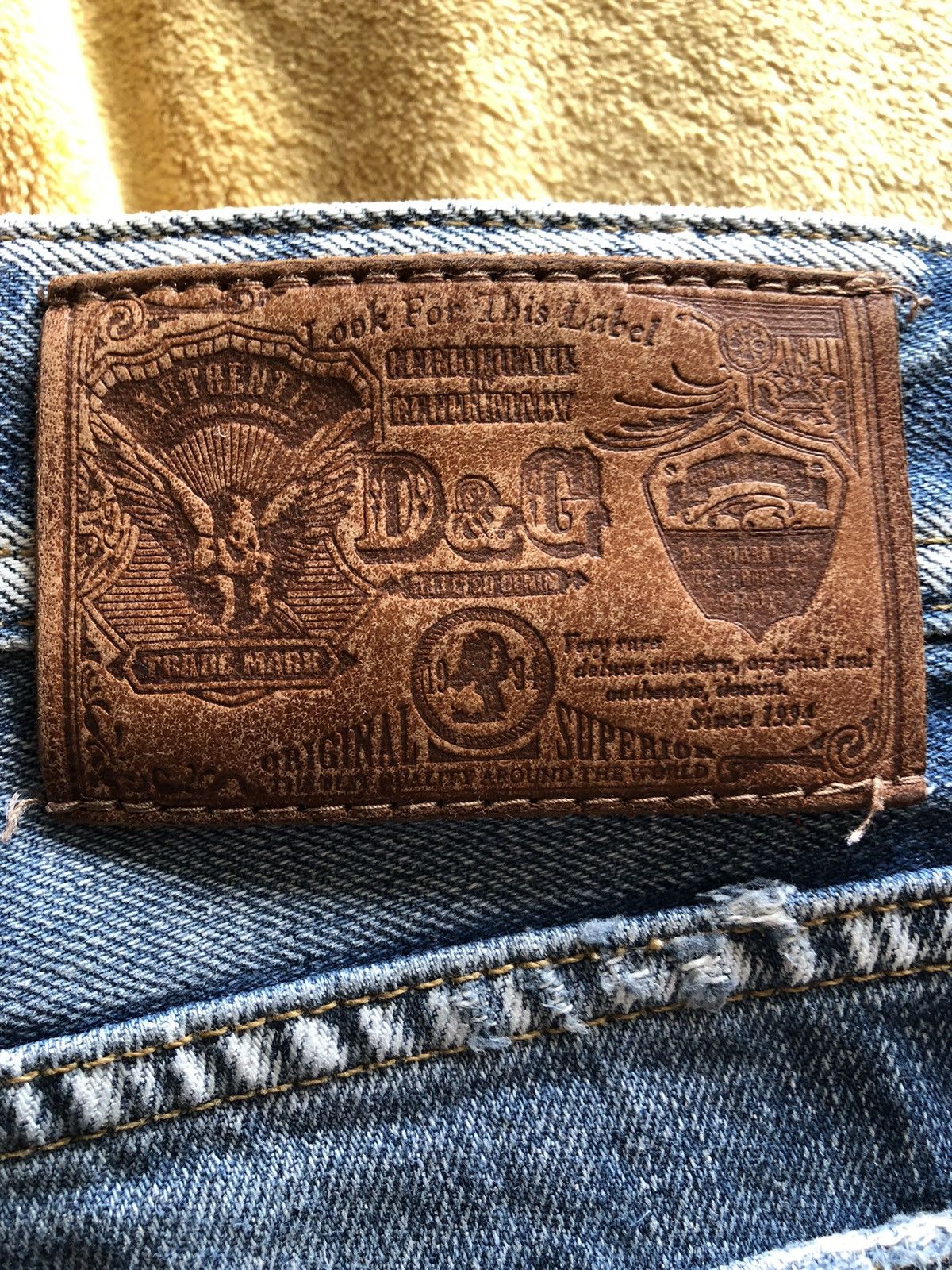 Dolce & Gabbana × Vintage DOLCE & GABBANA VINTAGE LIGHT DENIM JEANS Size US 32 / EU 48 - 3 Thumbnail