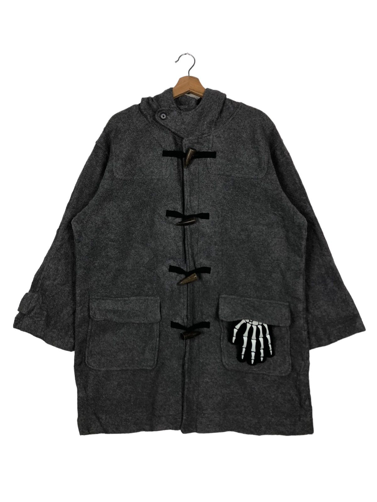 Hysteric Glamour 🔥Duffle Jacket Wool Beams Rich Grey Japan Size US M / EU 48-50 / 2 - 1 Thumbnail