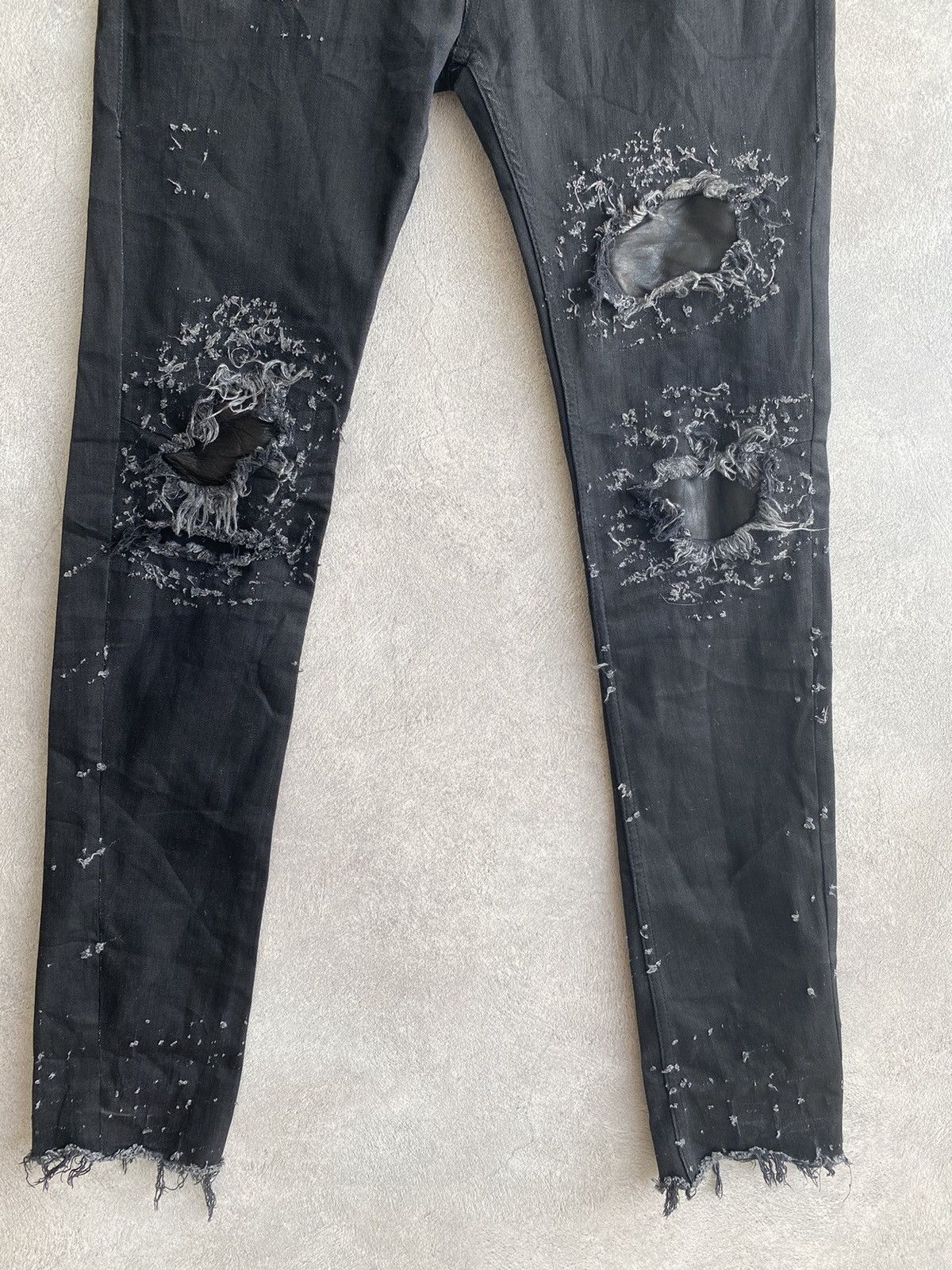 Japanese Brand Bennu Japan X Resurrection Handmade Japan Distressed Jeans Size US 30 / EU 46 - 4 Thumbnail