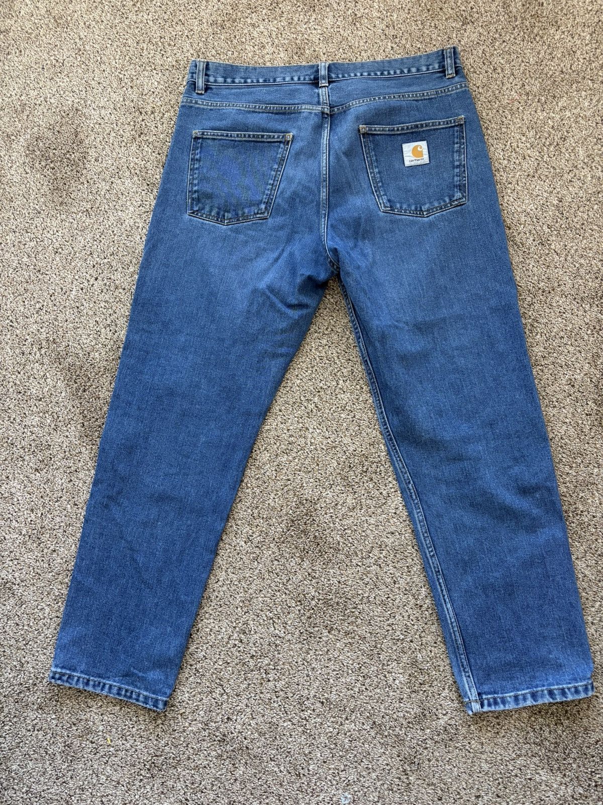 Carhartt Carhartt WIP Newell Pant | Size 34 | Blue Stonewashed Size US 34 / EU 50 - 2 Thumbnail