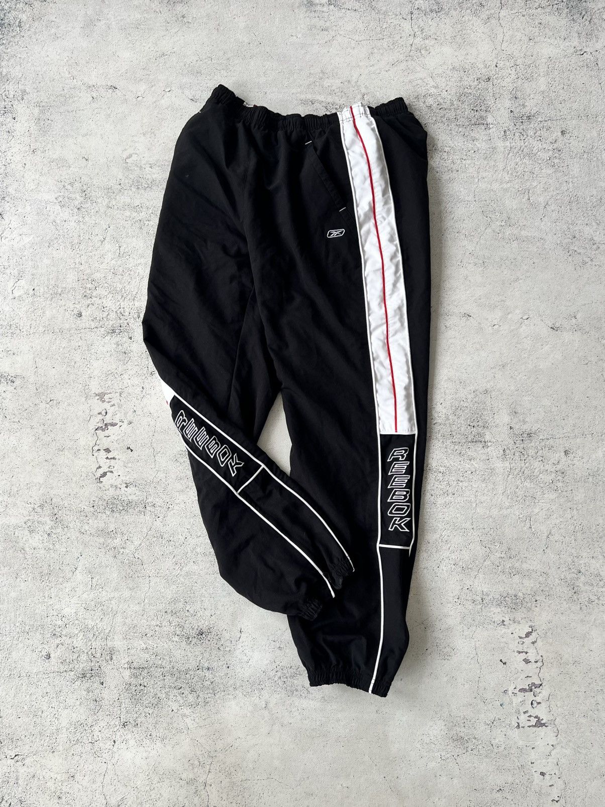 Reebok 🩸RARE🩸Reebok Vintage Drill Y2K Track Pants Size US 33 - 1 Thumbnail