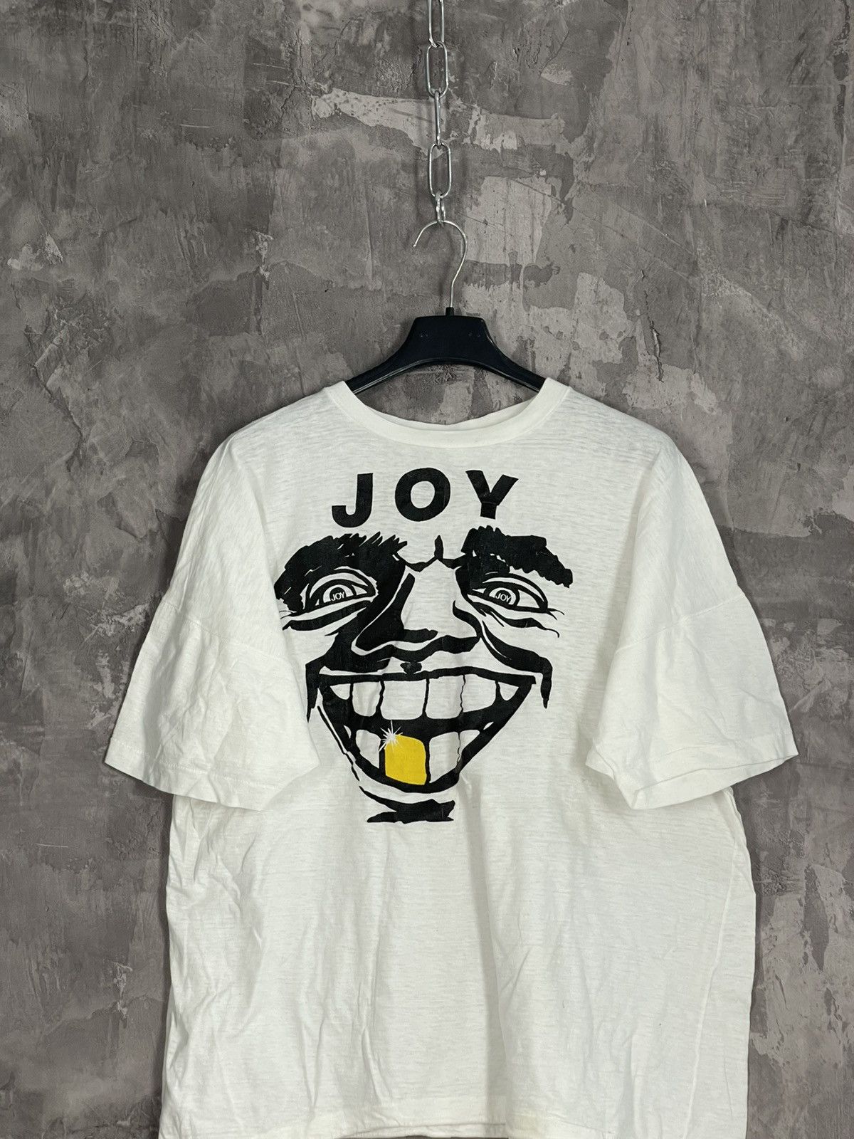 Japanese Brand Vintage Joy Humour Face Y2K Rare T shirt Size US L / EU 52-54 / 3 - 2 Thumbnail