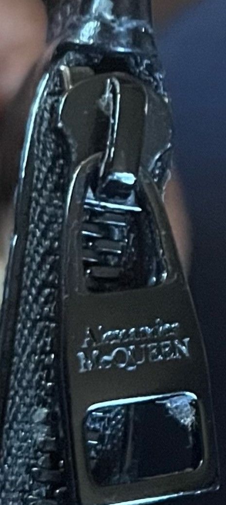 Alexander McQueen Alexander McQueen Croc-Embossed Leather Purse Card Holder Size ONE SIZE - 3 Thumbnail