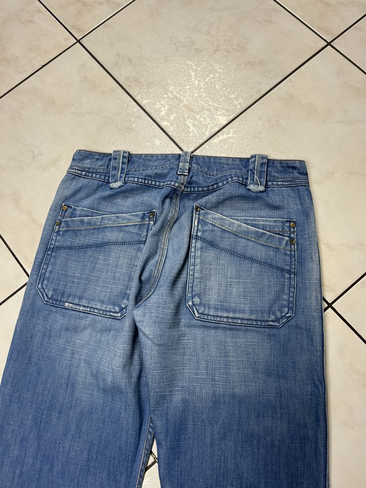 Diesel × Vintage Vintage Diesel moorix y2k distressed denim jeans baggy pants Size US 32 / EU 48 - 15 Thumbnail