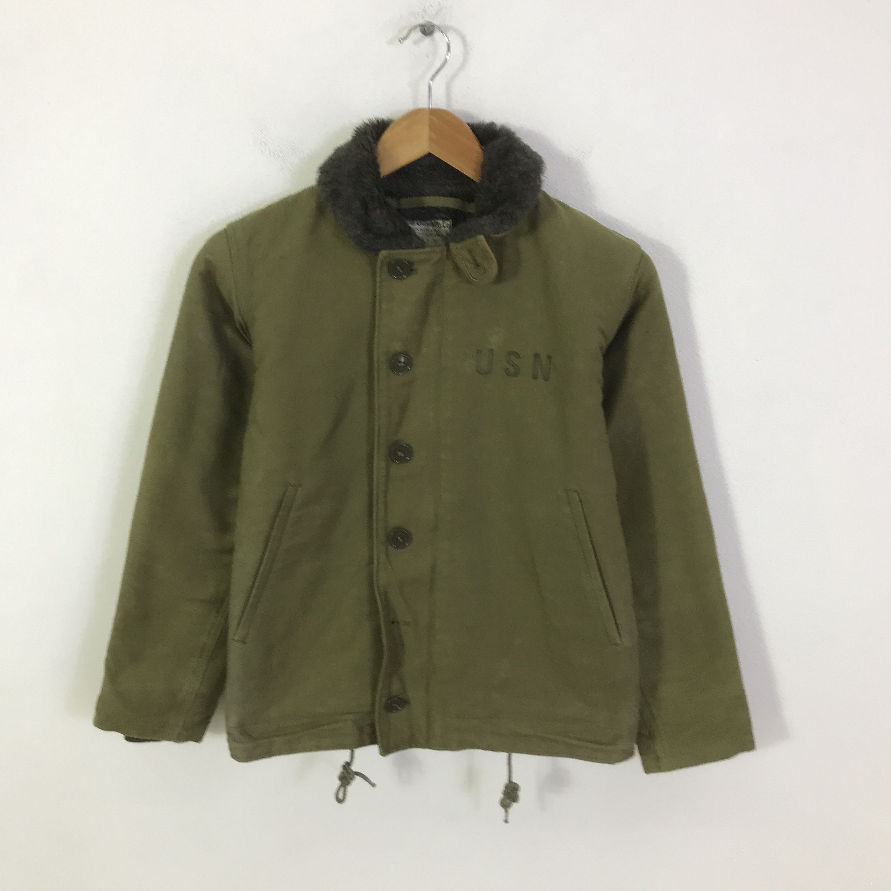 Vintage Vintage Usn star union mfg jacket K115B11 Size US S / EU 44-46 / 1 - 1 Thumbnail