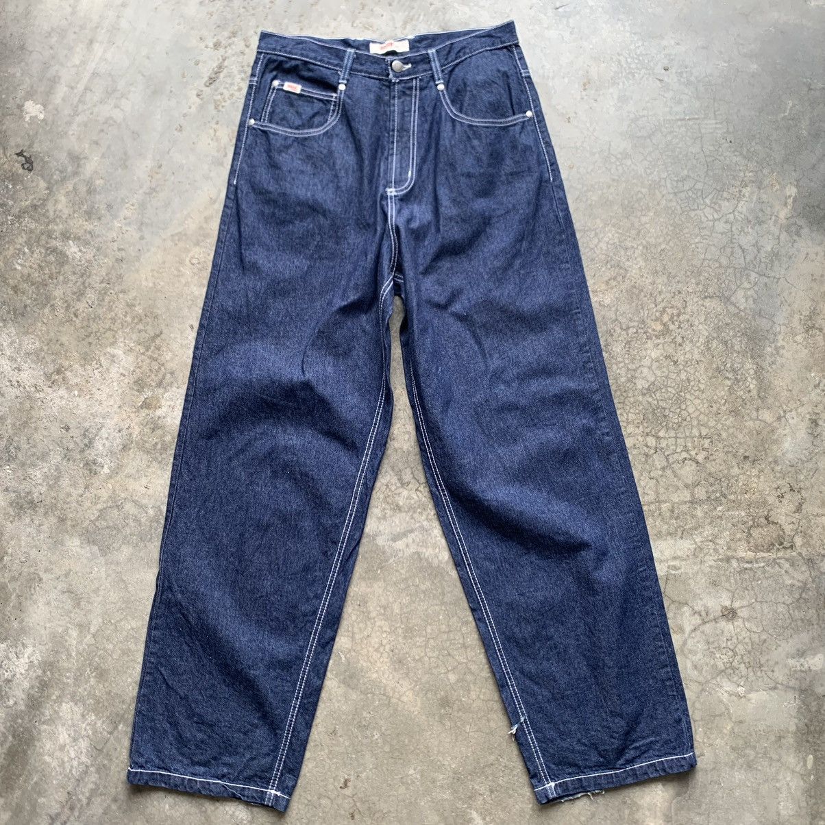 Vintage Kocca Baggy Denim Jeans Size 32x31 Size US 32 / EU 48 - 2 Thumbnail