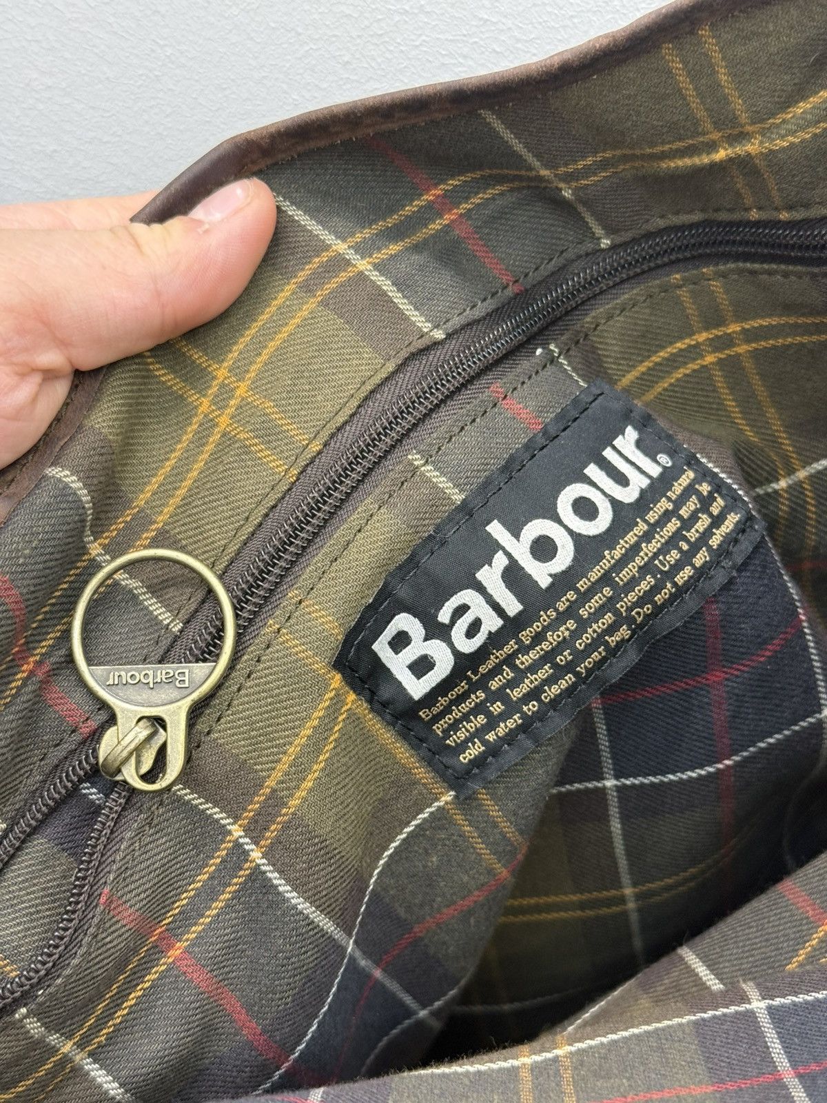 Barbour Barbour Wax Cotton Shoulder Bag Size ONE SIZE - 5 Thumbnail