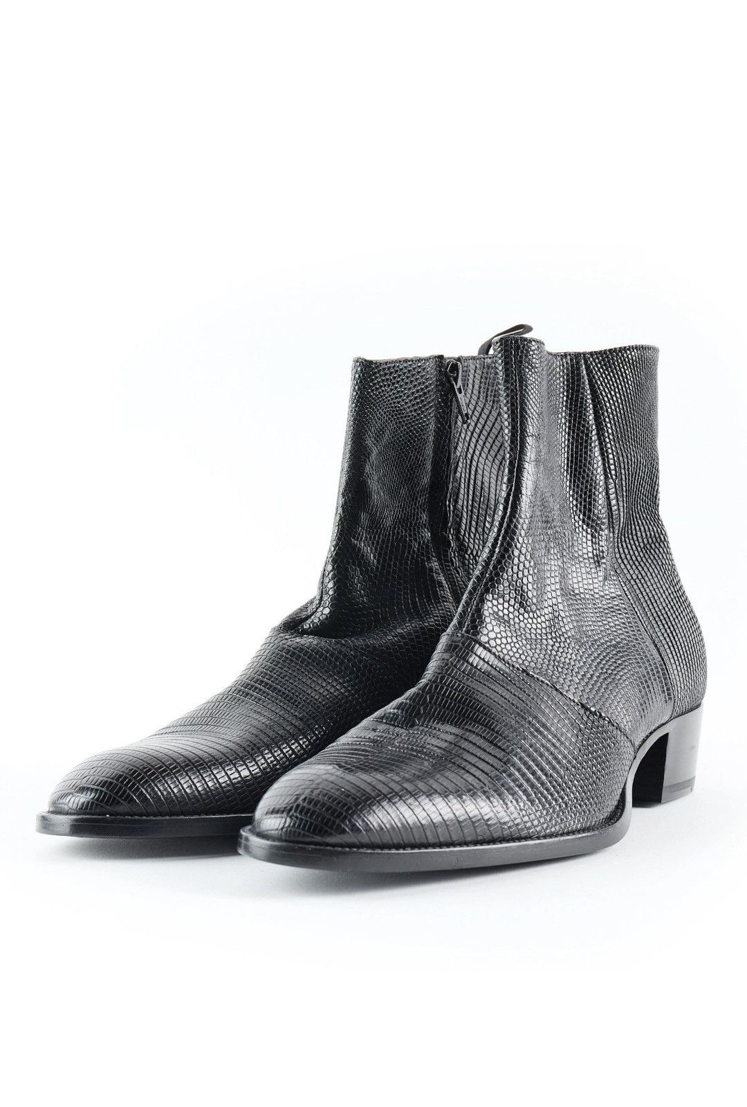 Hedi Slimane × Saint Laurent Paris RARE SS15 LIZARD SKIN WYATT
