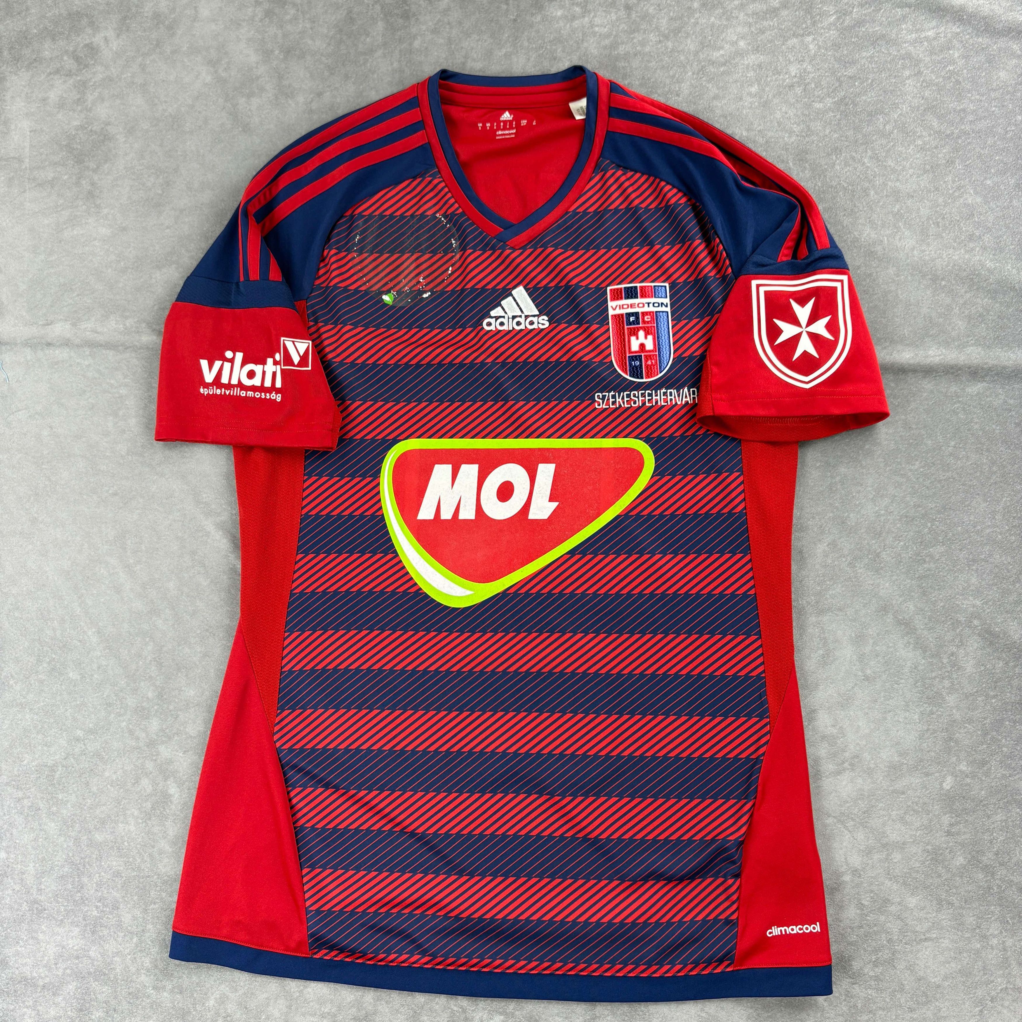 Adidas Mol Videoton 2015-16 Adidas home Pátkai football jersey sz S Size US S / EU 44-46 / 1 - 2 Thumbnail