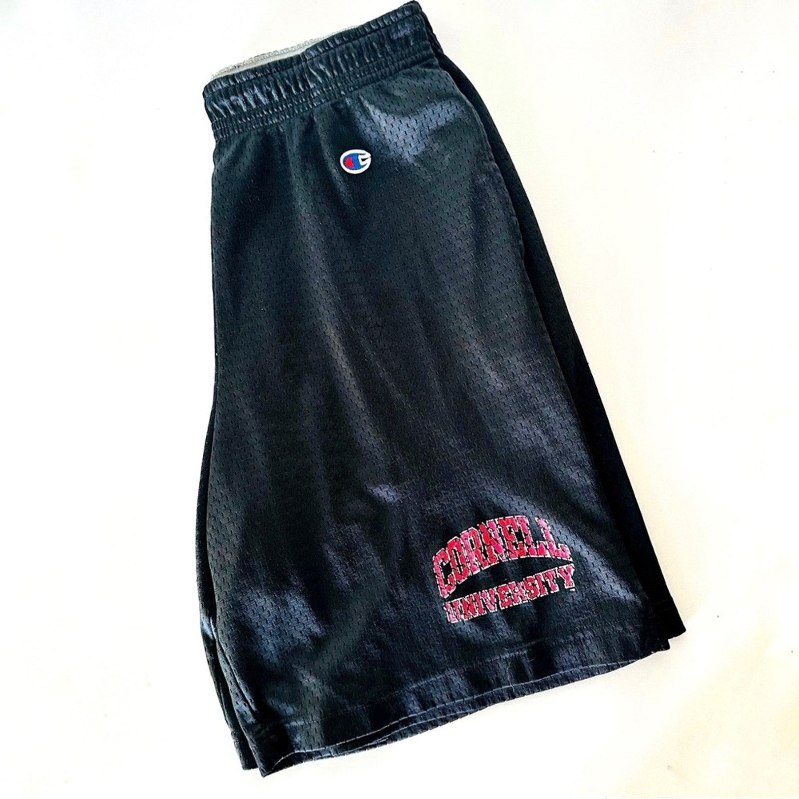 Champion CHAMPION Black Red Basketball Mesh Cornell Workout Gym Short Size US 32 / EU 48 - 4 Thumbnail