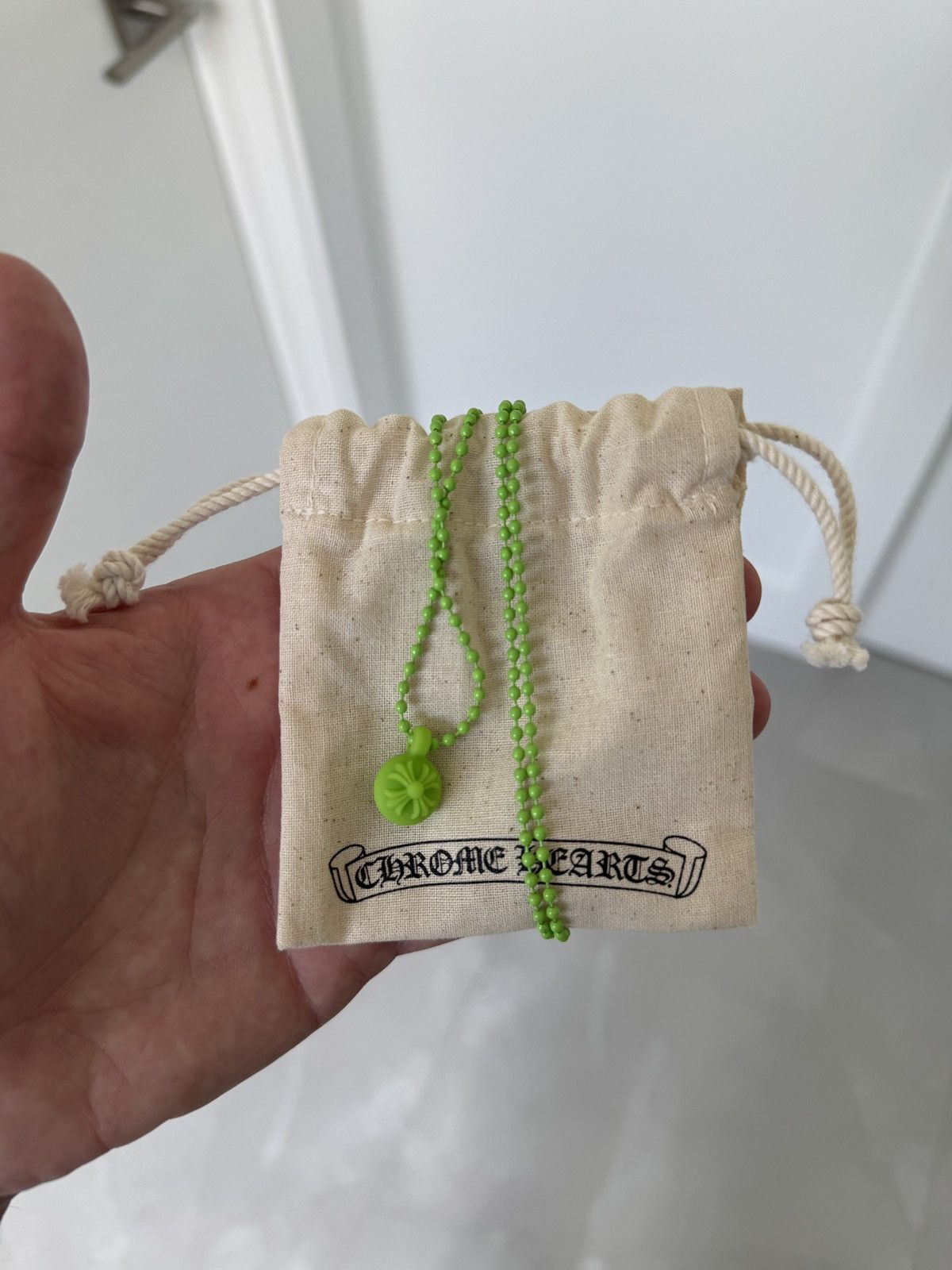 Chrome Hearts Chrome Hearts Silichrome Silicone Green Ball Pendant Size ONE SIZE - 1 Thumbnail
