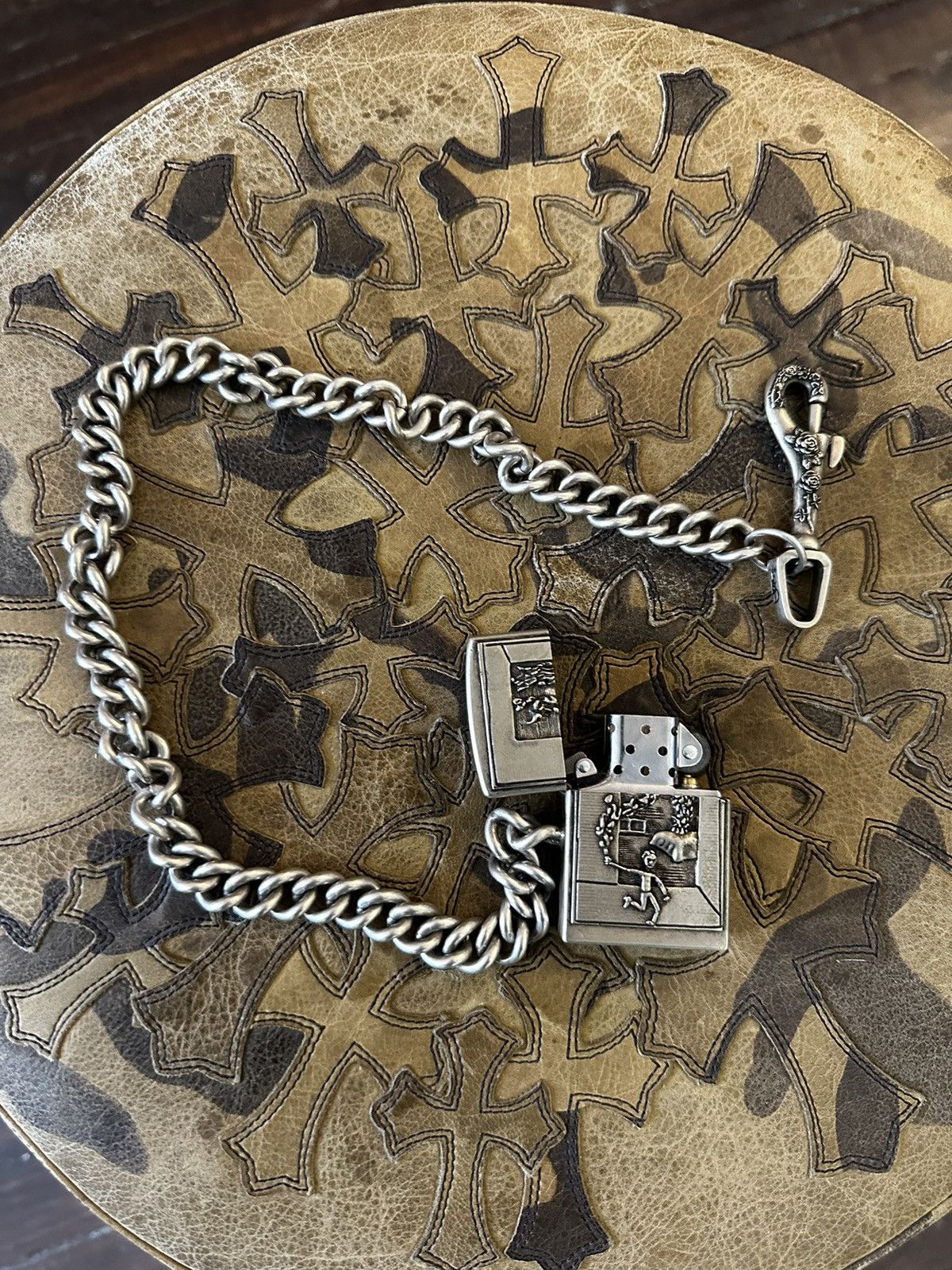 Enfants Riches Deprimes ERD 1/3 BEDROOM BURNING LIGHTER WALLET CHAIN ZIPPO HANDMADE Size ONE SIZE - 14 Thumbnail