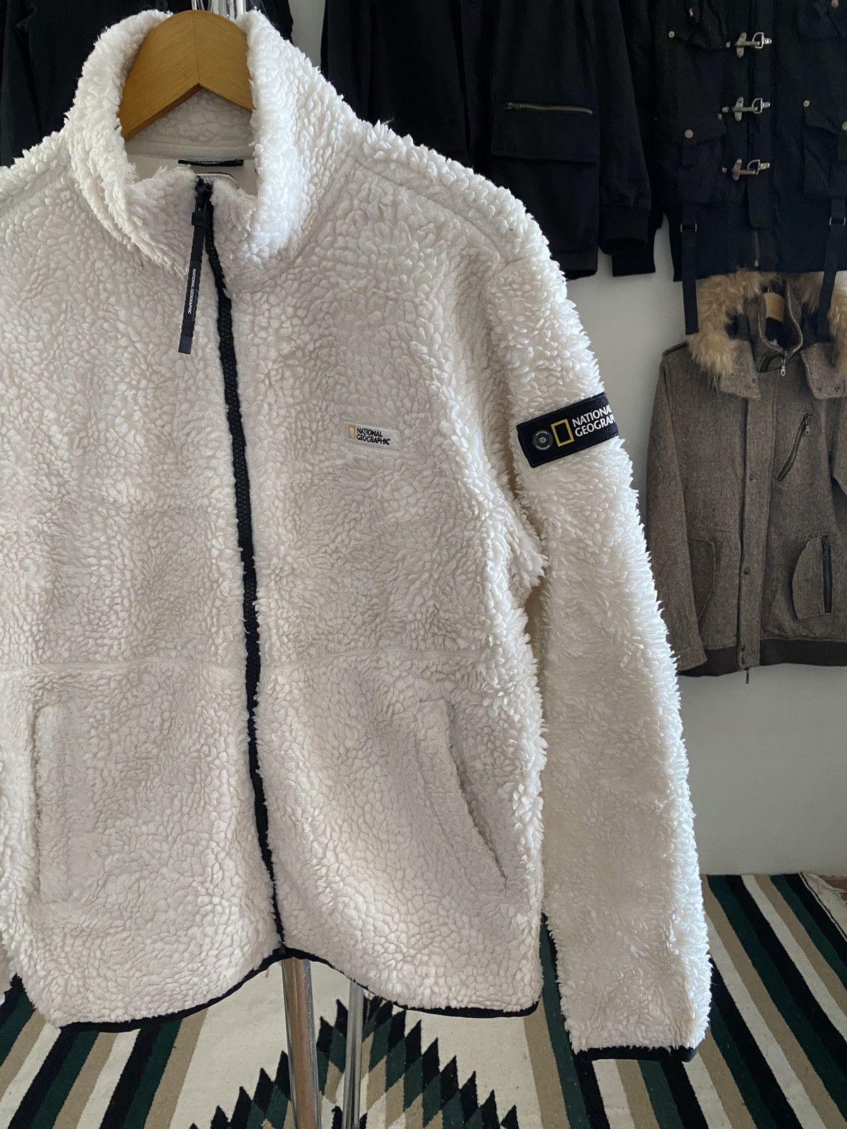 Other 💥RARE💥Vintage National Geographic Sherpa Hoodie Jacket Size US S / EU 44-46 / 1 - 2 Thumbnail