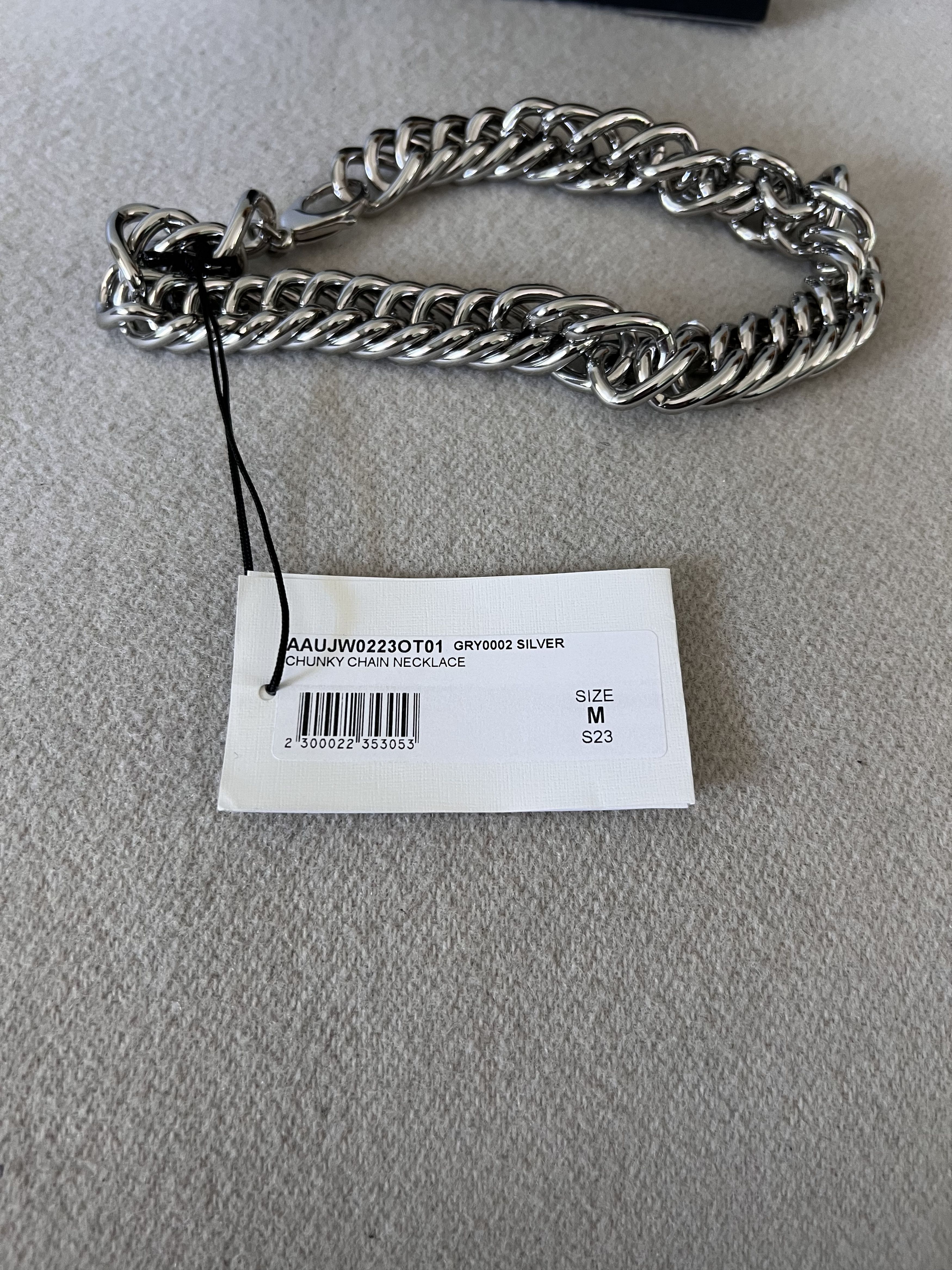 1017 ALYX 9SM 1017 Alyx 9SM Chunky Chain Necklace in Silver Size ONE SIZE - 6 Thumbnail