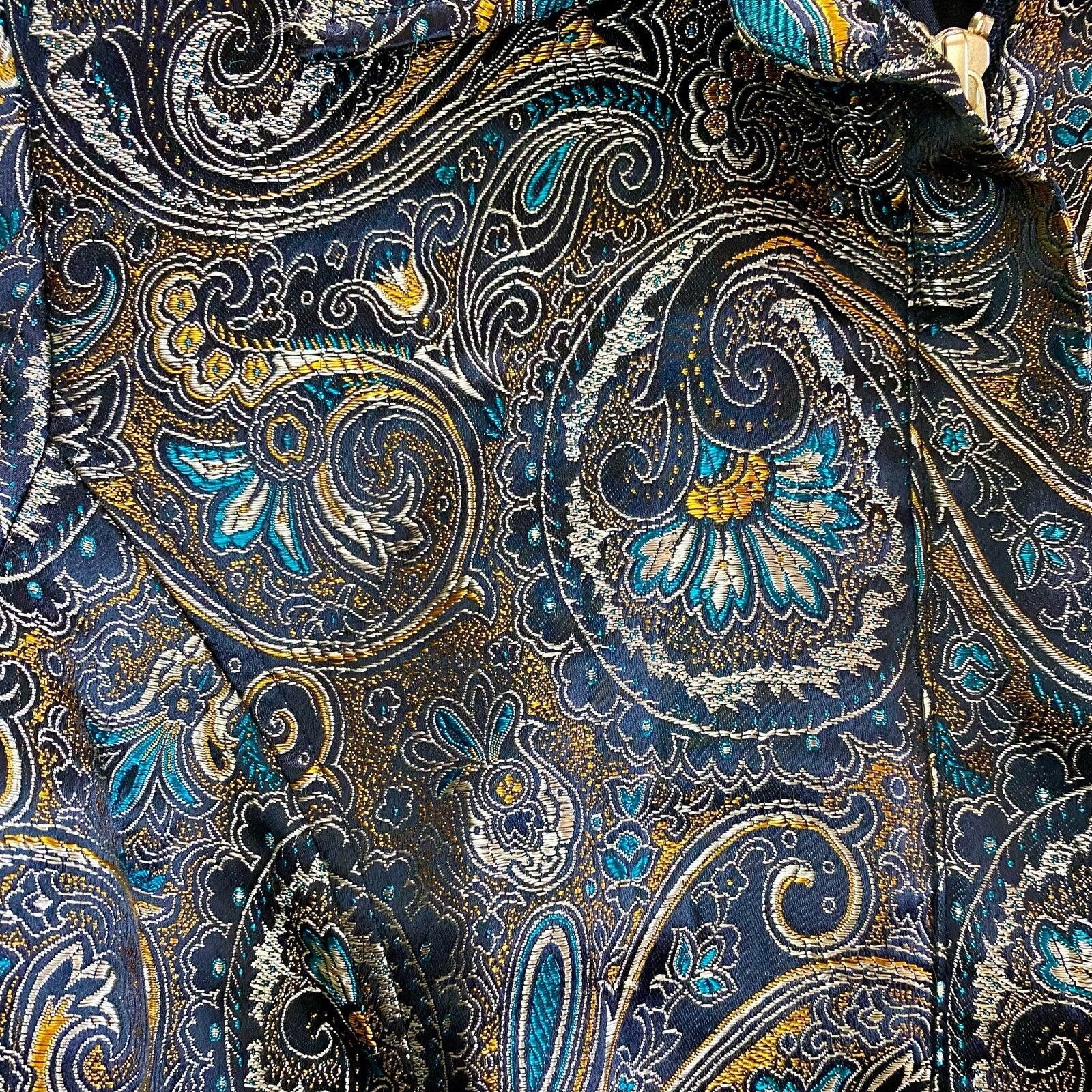 Other Brownstone Studio Vintage Gold Paisley Jacket Womens Small Size S / US 4 / IT 40 - 5 Thumbnail