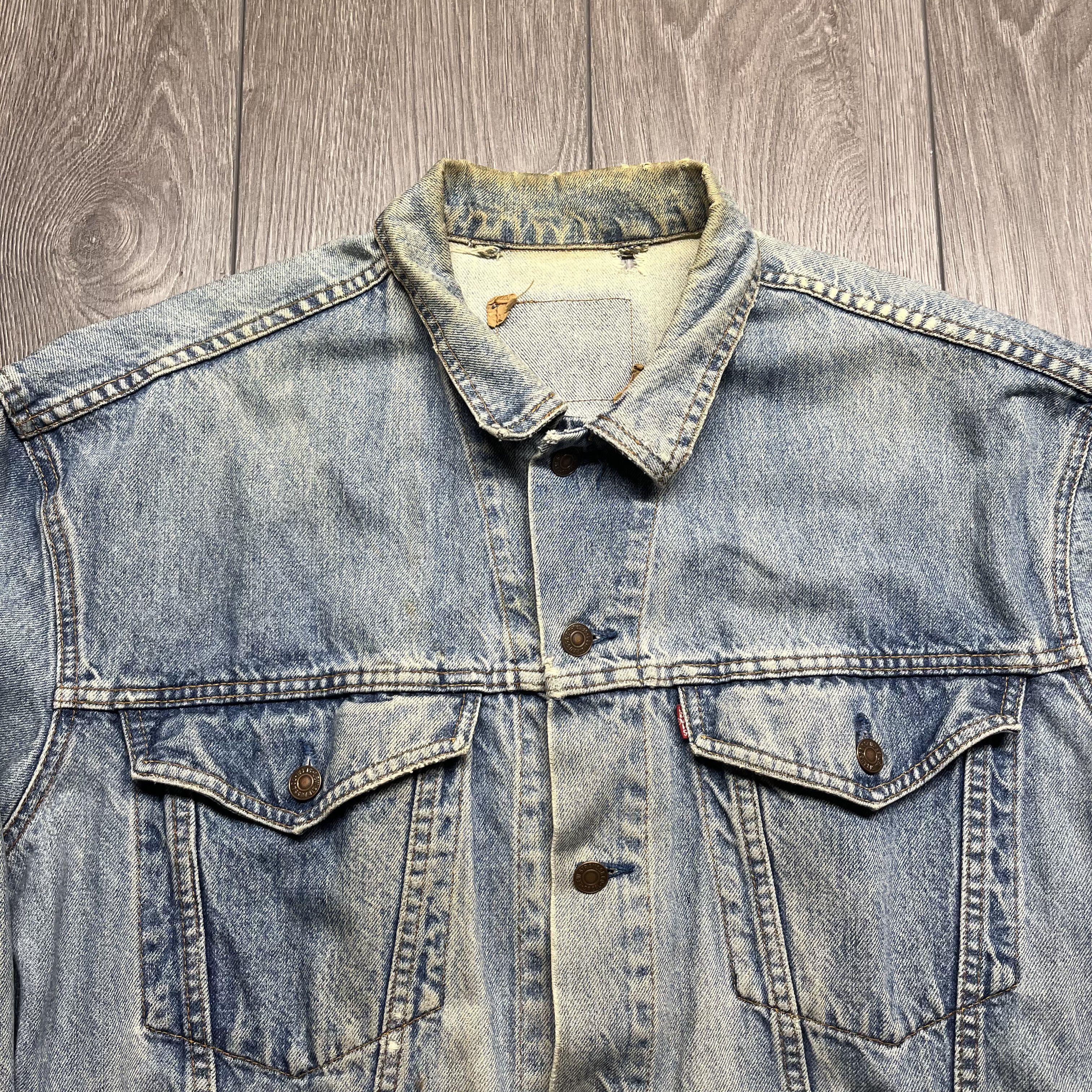 Levi's × Vintage Vintage Levis Strauss 1990s Denim Trucker Jacket XL Size US XL / EU 56 / 4 - 5 Thumbnail