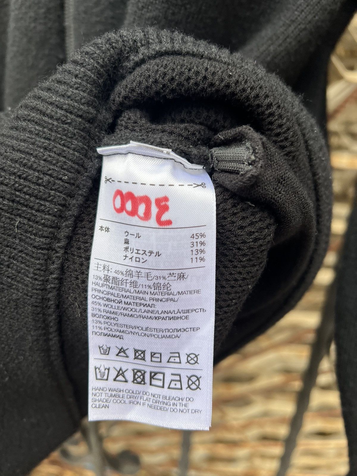 Adidas Yohji Yamamoto Y-3 Zip Hoodie Wool Big Logo rare Size US M / EU 48-50 / 2 - 12 Thumbnail