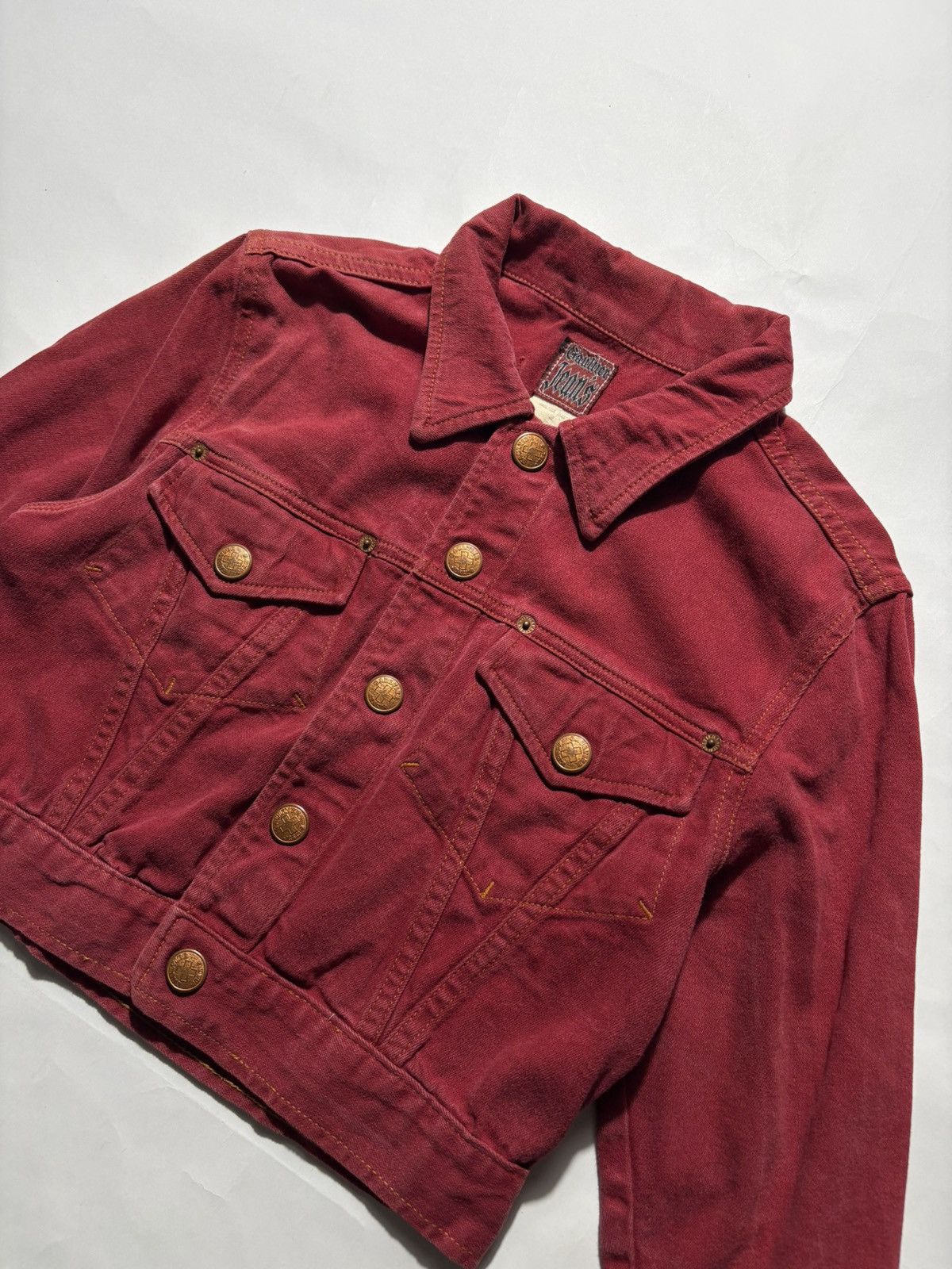 Jean Paul Gaultier 90’s JEAN PAUL GAULTIER CROPPED DENIM JACKET Size XS / US 0-2 / IT 36-38 - 3 Thumbnail
