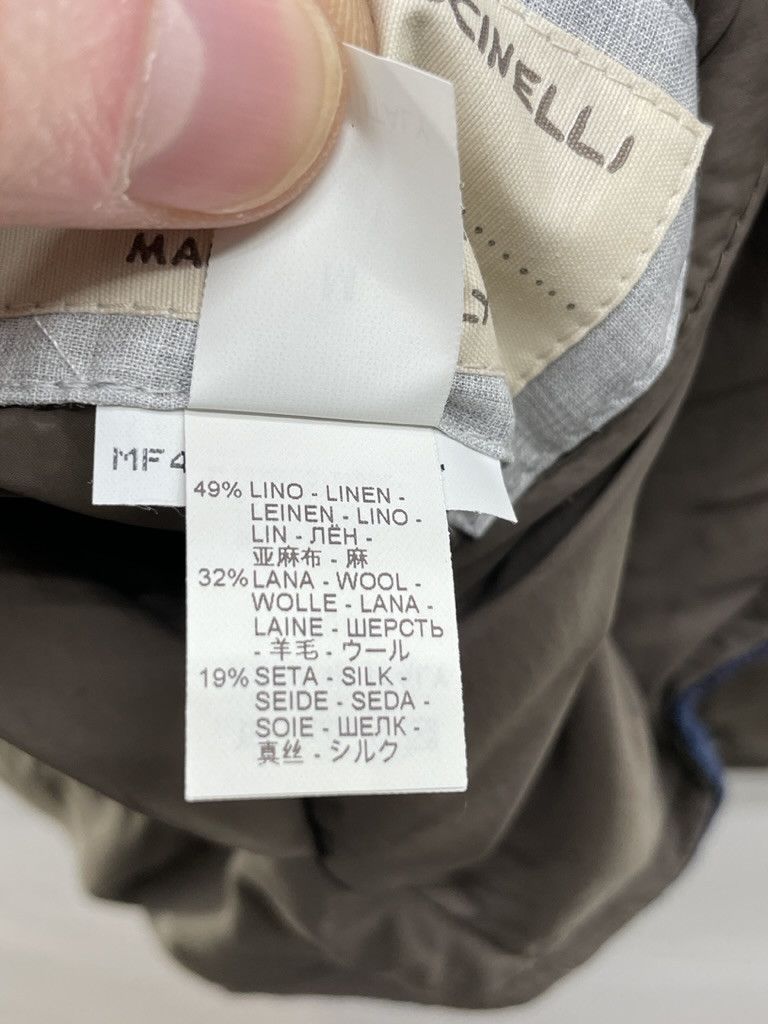 Brunello Cucinelli BRUNELLO CUCINELLI Linen Wool Silk Down Reversible Vest Size US M / EU 48-50 / 2 - 10 Thumbnail