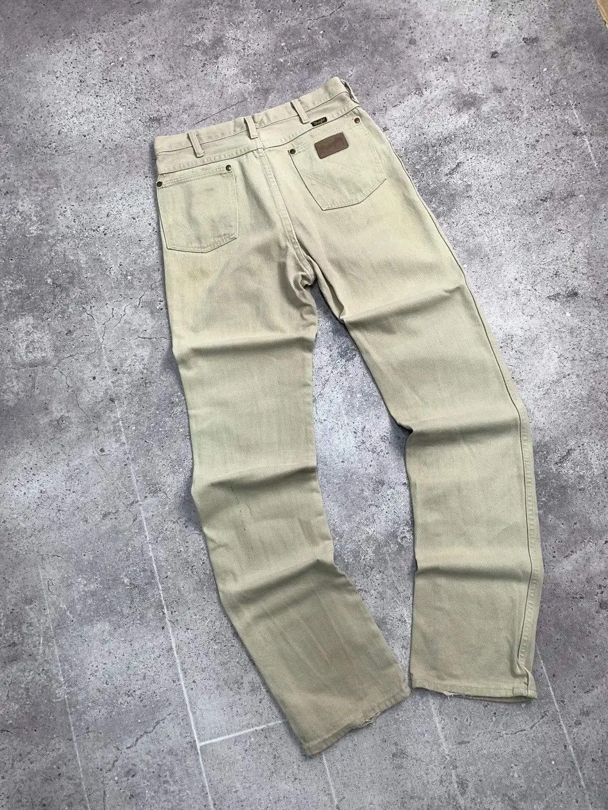 Japanese Brand Rare Wrangler 80s pants Japanese style opium faded Size US 34 / EU 50 - 13 Thumbnail