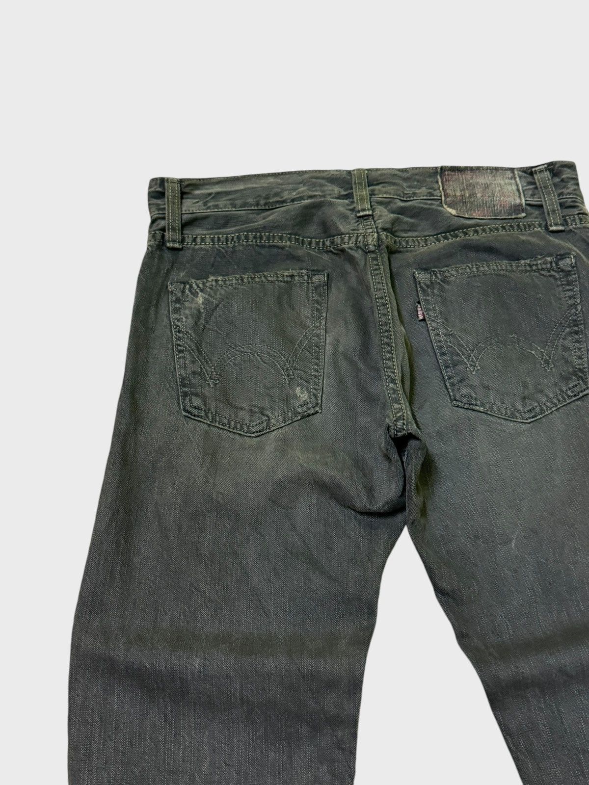 Edwin × Hysteric Glamour Vintage Edwin 502 Studs Skull Distressed Denim Size US 30 / EU 46 - 13 Thumbnail