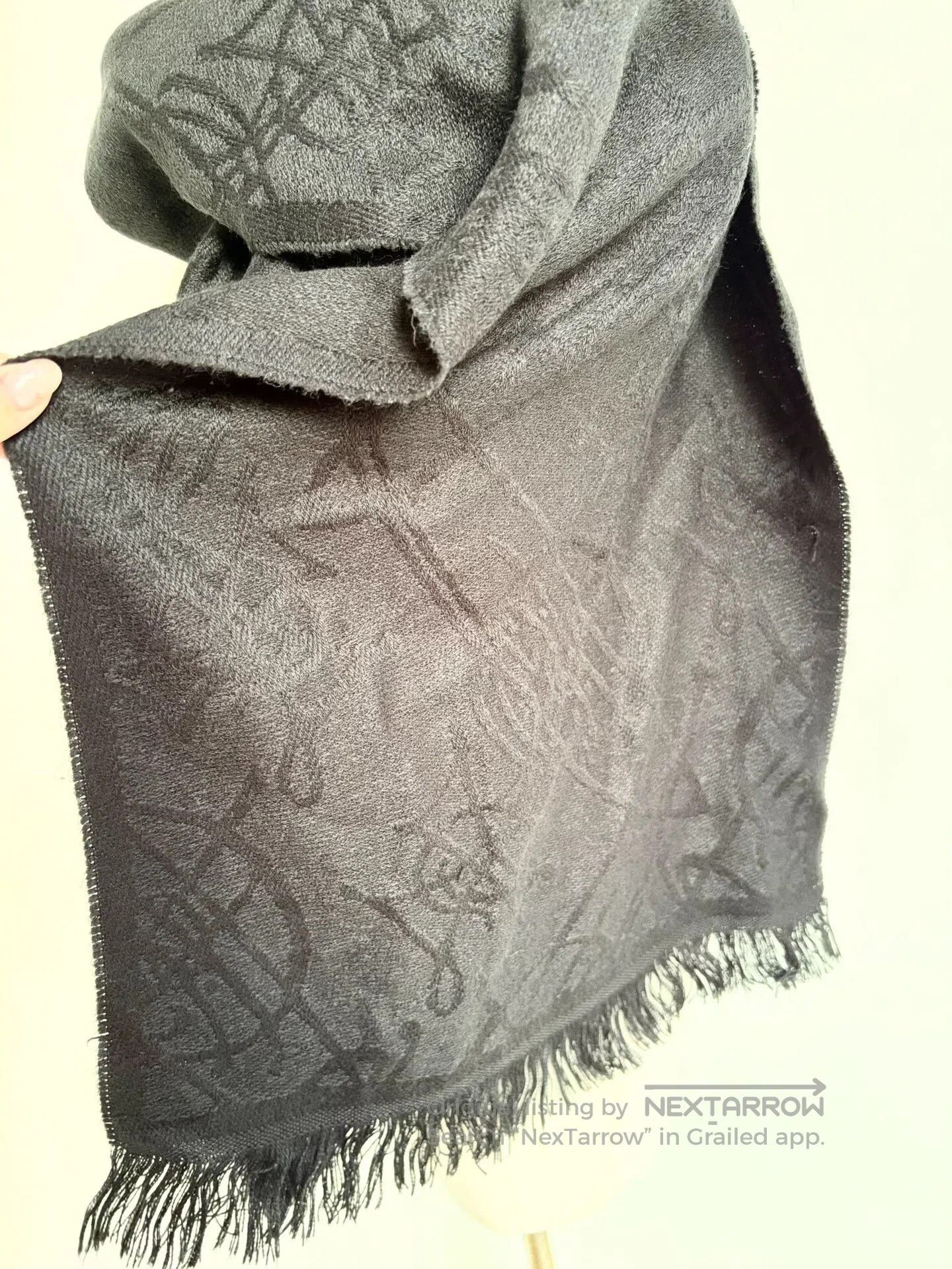 Vivienne Westwood Vivienne Westwood Vintage Black Saturn Scarf. Size ONE SIZE - 4 Thumbnail
