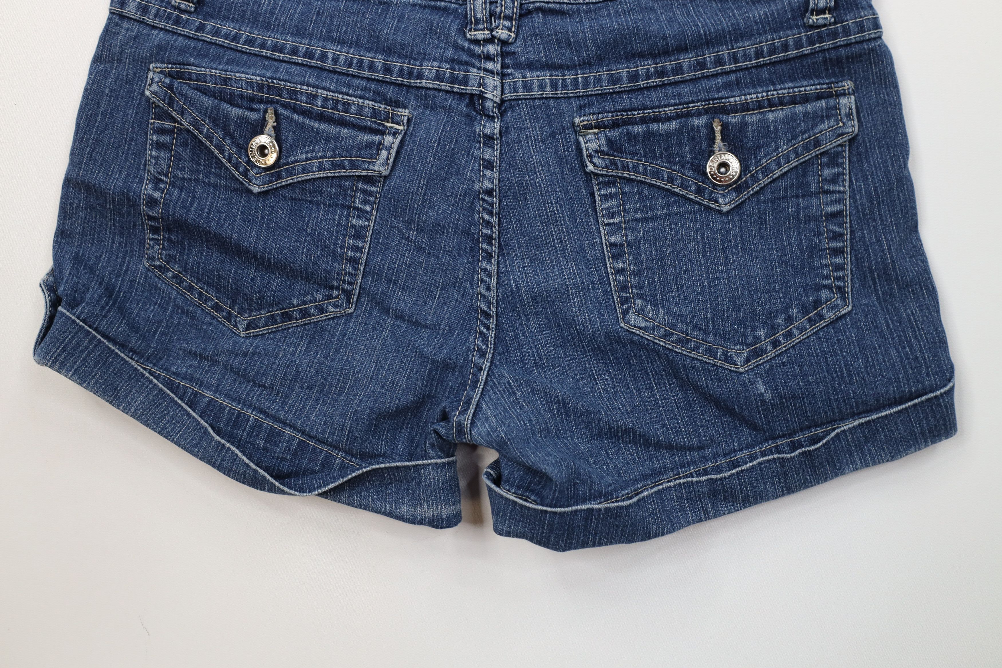 Vintage Vintage 90s Y2K Babydoll Bella Fairy Denim Jean Shorts Size 28" / US 6 / IT 42 - 10 Thumbnail