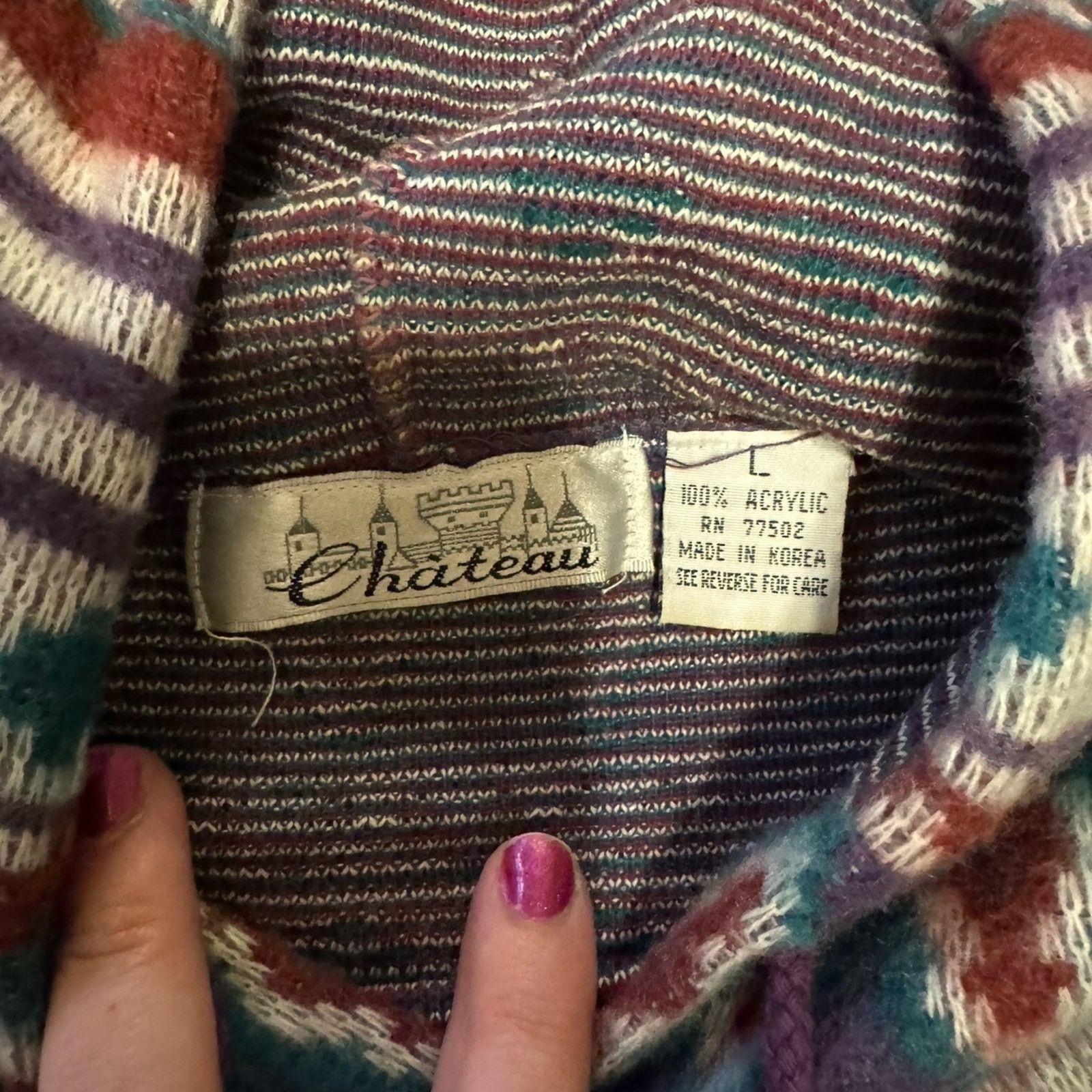 NBDN Nobrandedon VTG Chateau fleece pullover Size US L / EU 52-54 / 3 - 5 Thumbnail